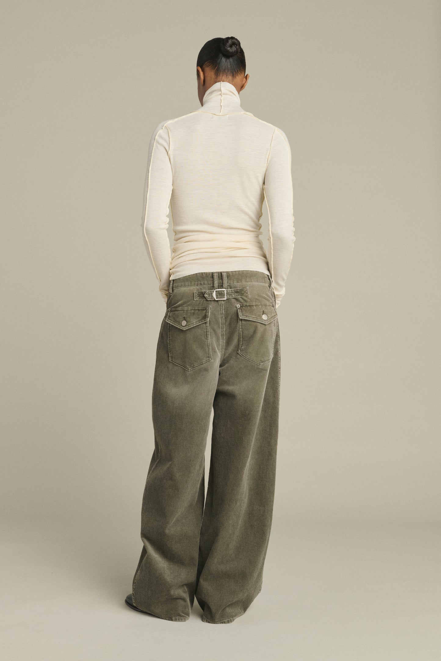 Hunter Trousers - Grey - Cotton - Women