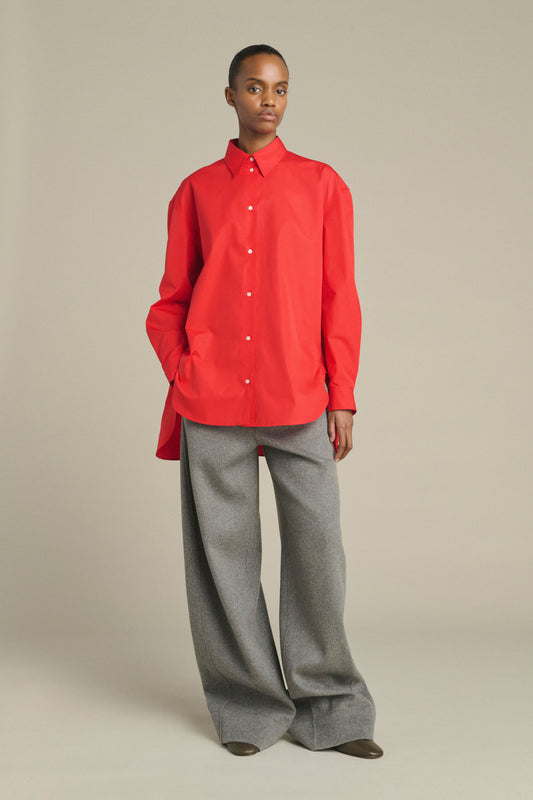 Grenade Shirt - Red - Cotton - Women
