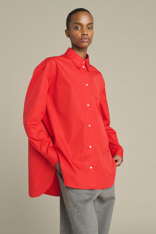 Grenade Shirt - Red - Cotton - Women