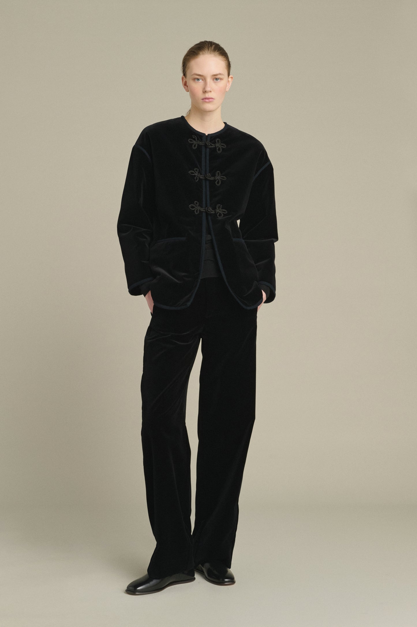 Lutetia Jacket - Black - Cotton - Women