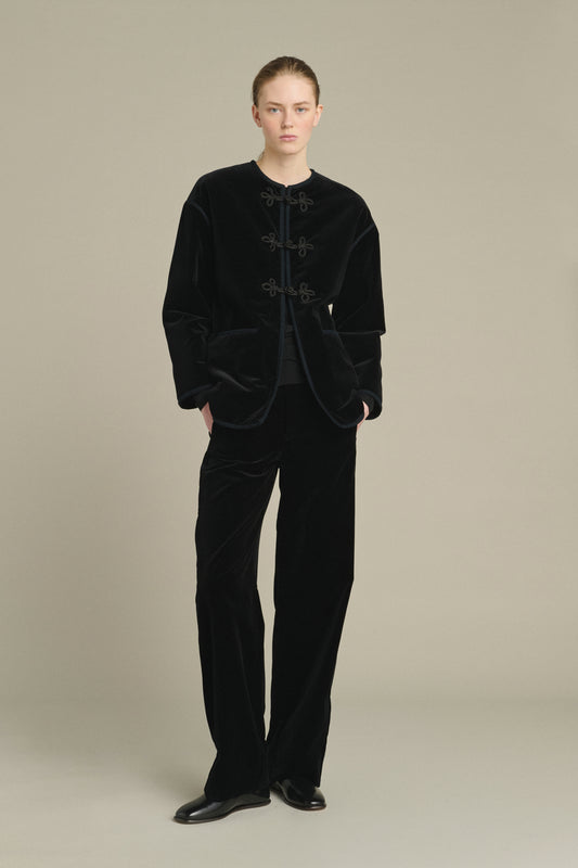 Jacke Lutetia – Schwarz – Baumwolle – Damen
