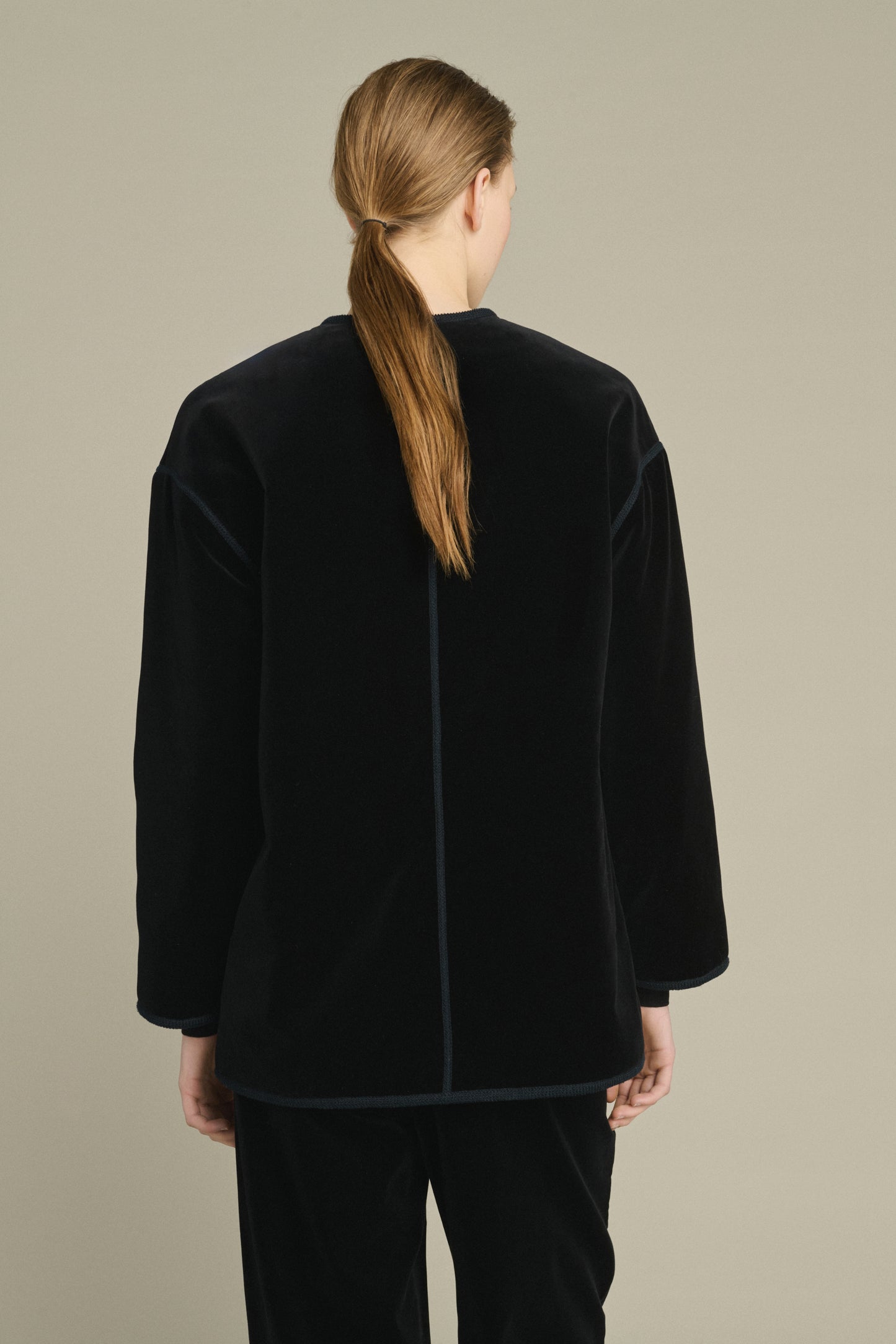 Lutetia Jacket - Black - Cotton - Women