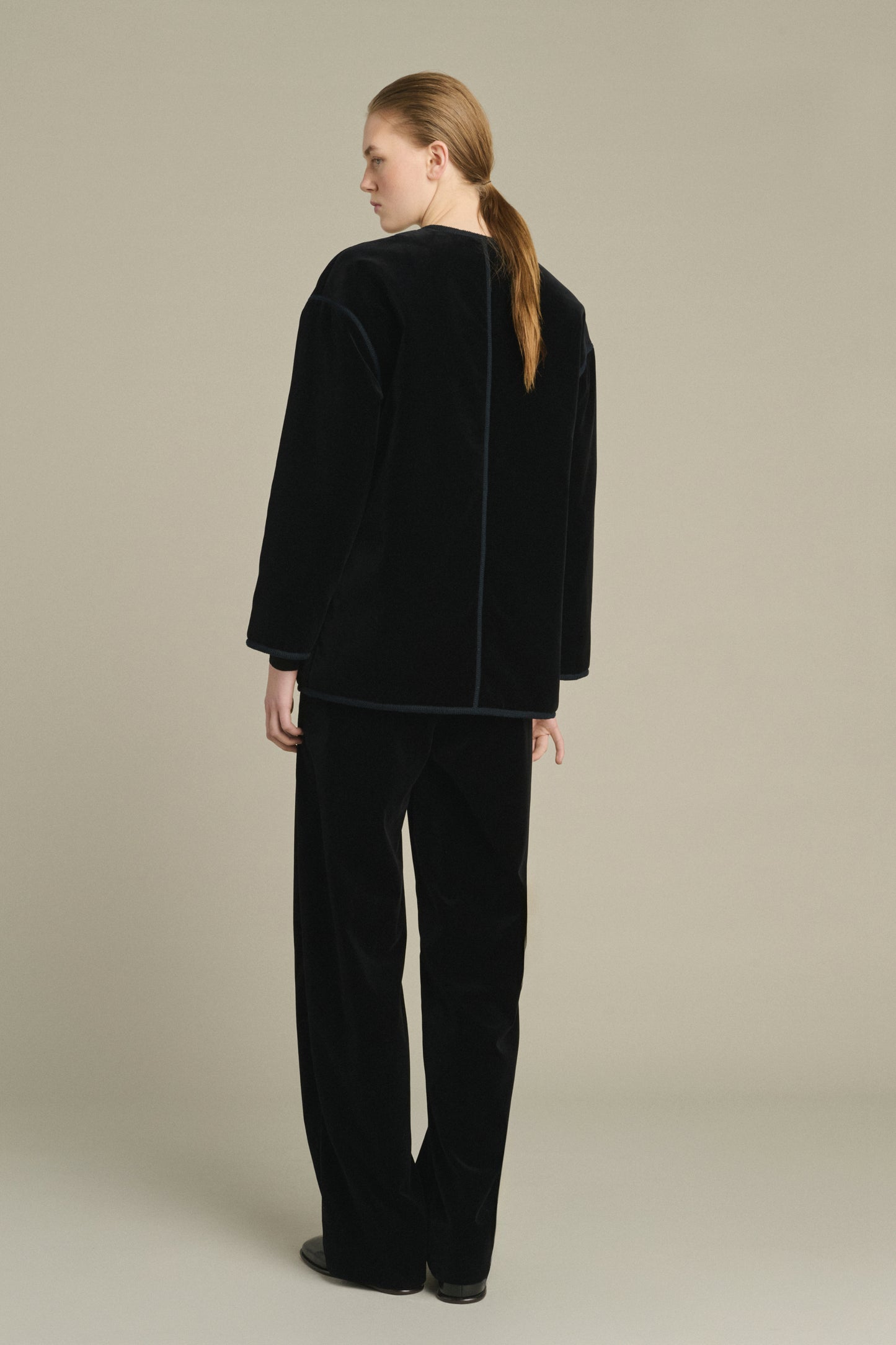 Lutetia Jacket - Black - Cotton - Women