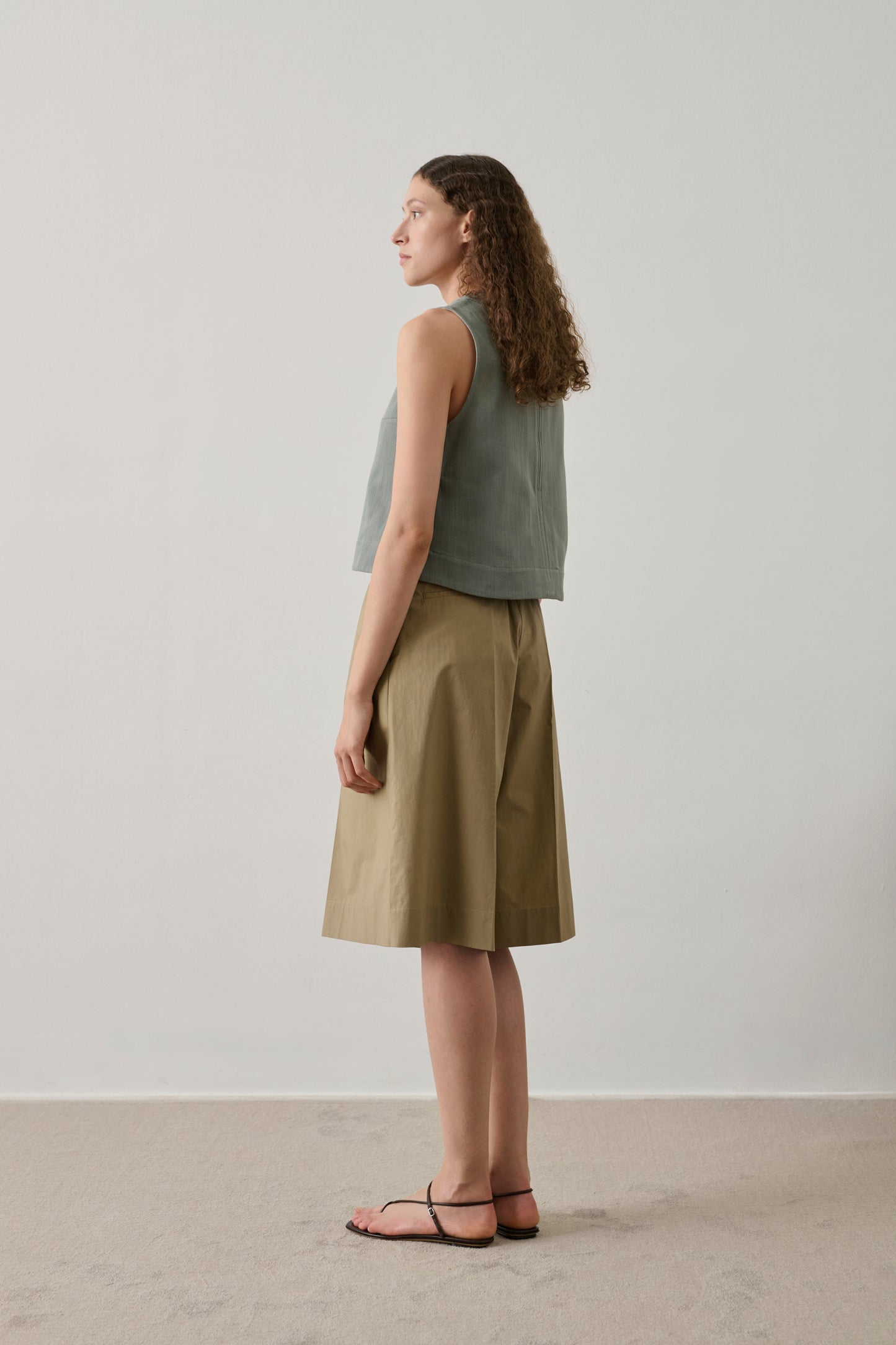 Bermuda Imogen - Sable - Coton - Femme