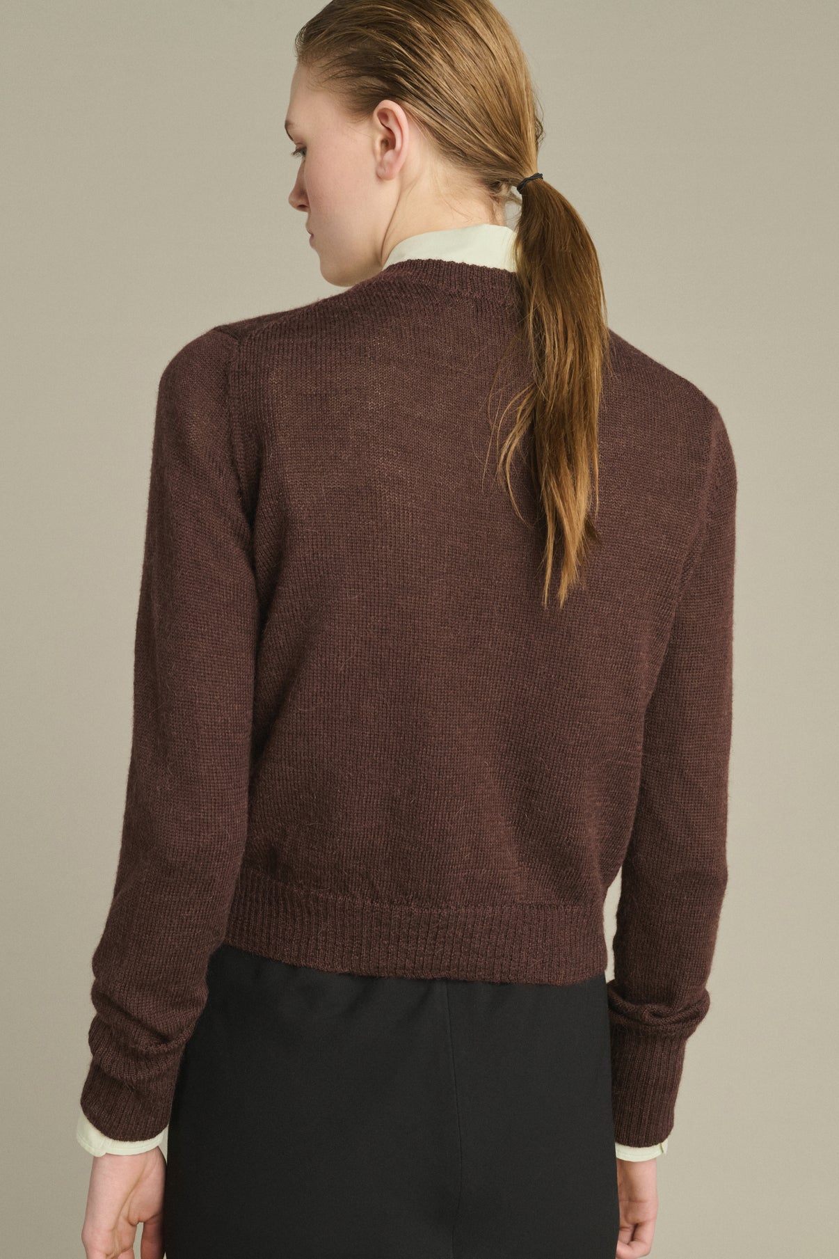 Griffith Cardigan - Brown - Wool - Women vue 2