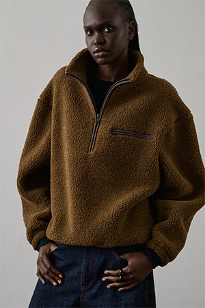 Sweatshirt Finlande - Kaki/Bronze - Femme vue 1