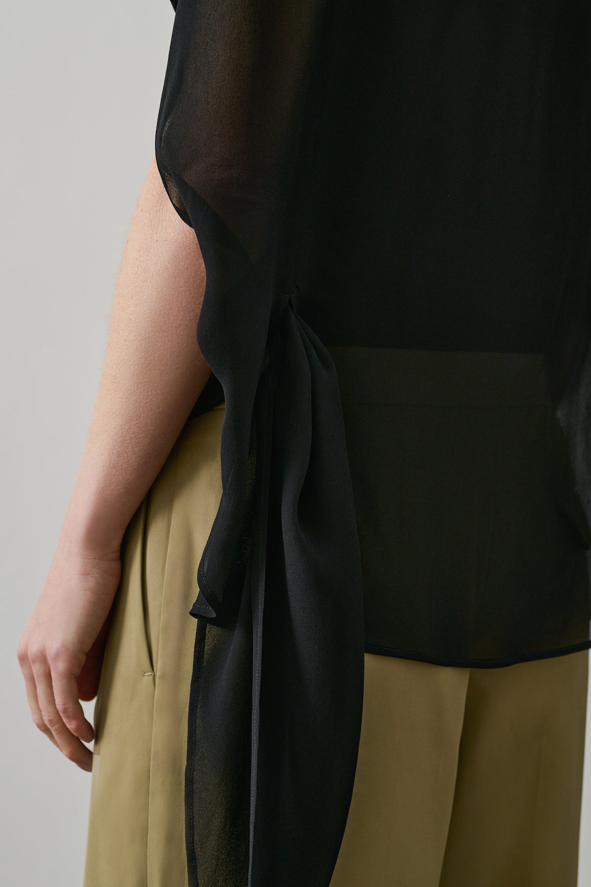 Blouse Françoise - Noir - Viscose - Femme vue 4
