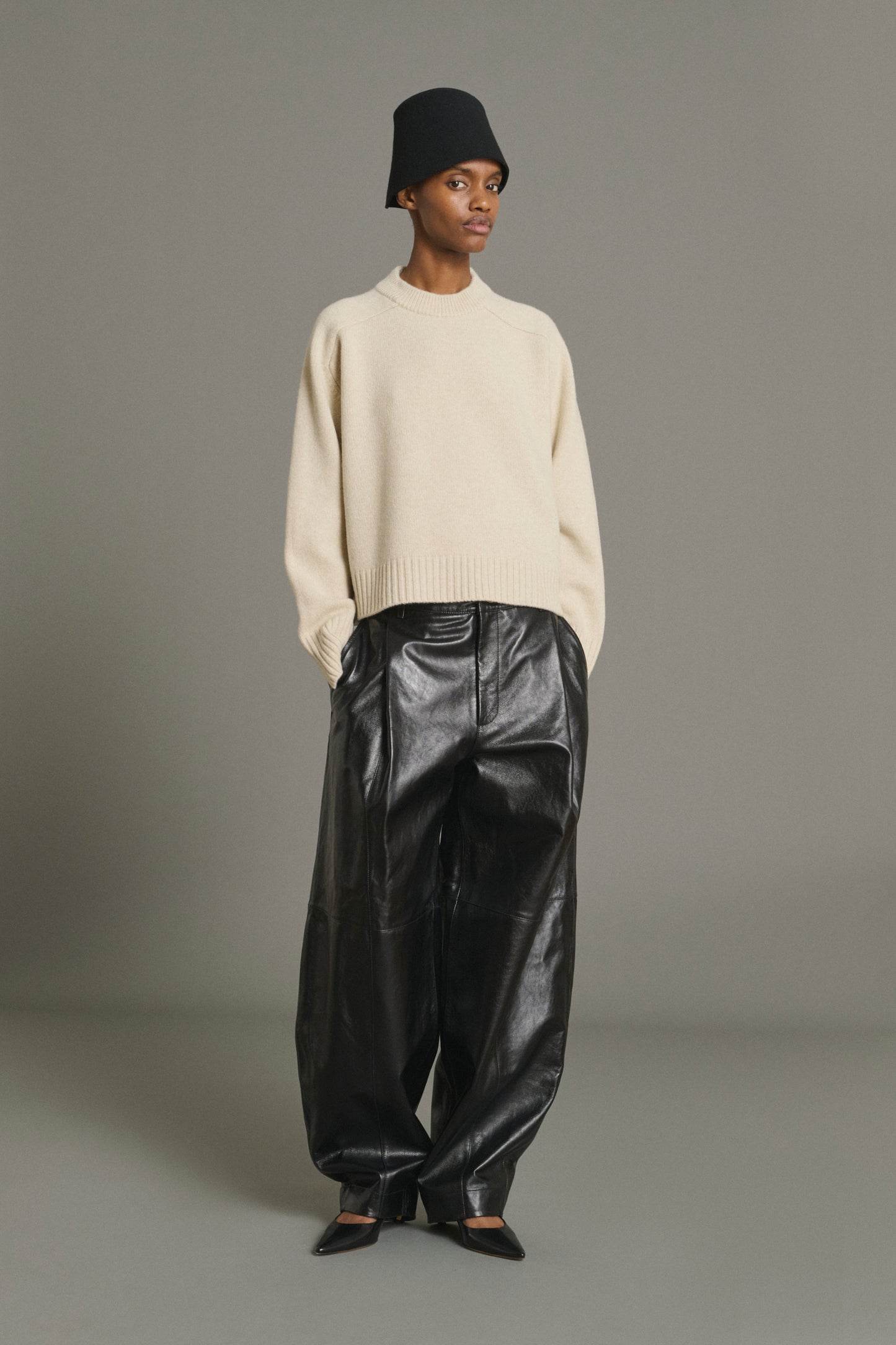 Pullover Will – Écru Chiné – Merinowolle – Damen