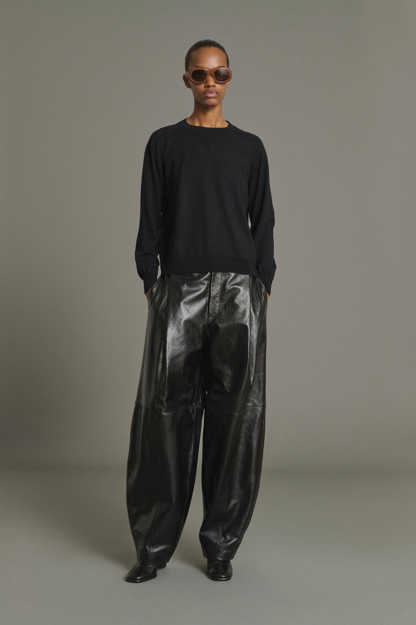 Pio pullover - Black - Merino Wool - Women