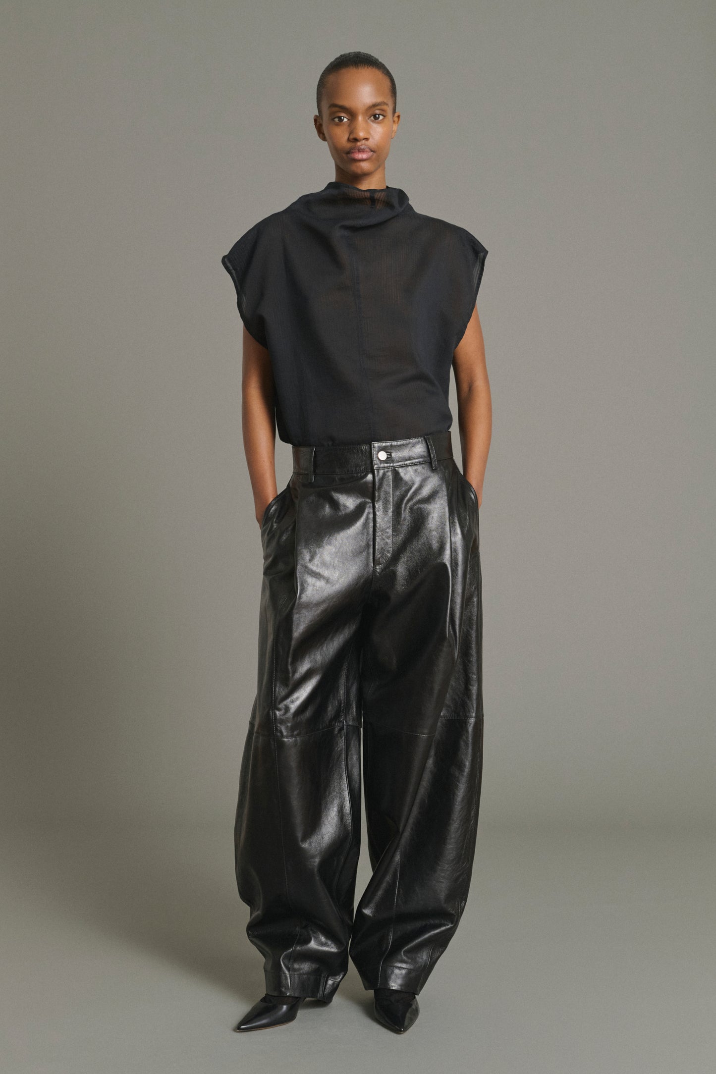 Bluse Izumi - Schwarz - Baumwolle - Damen