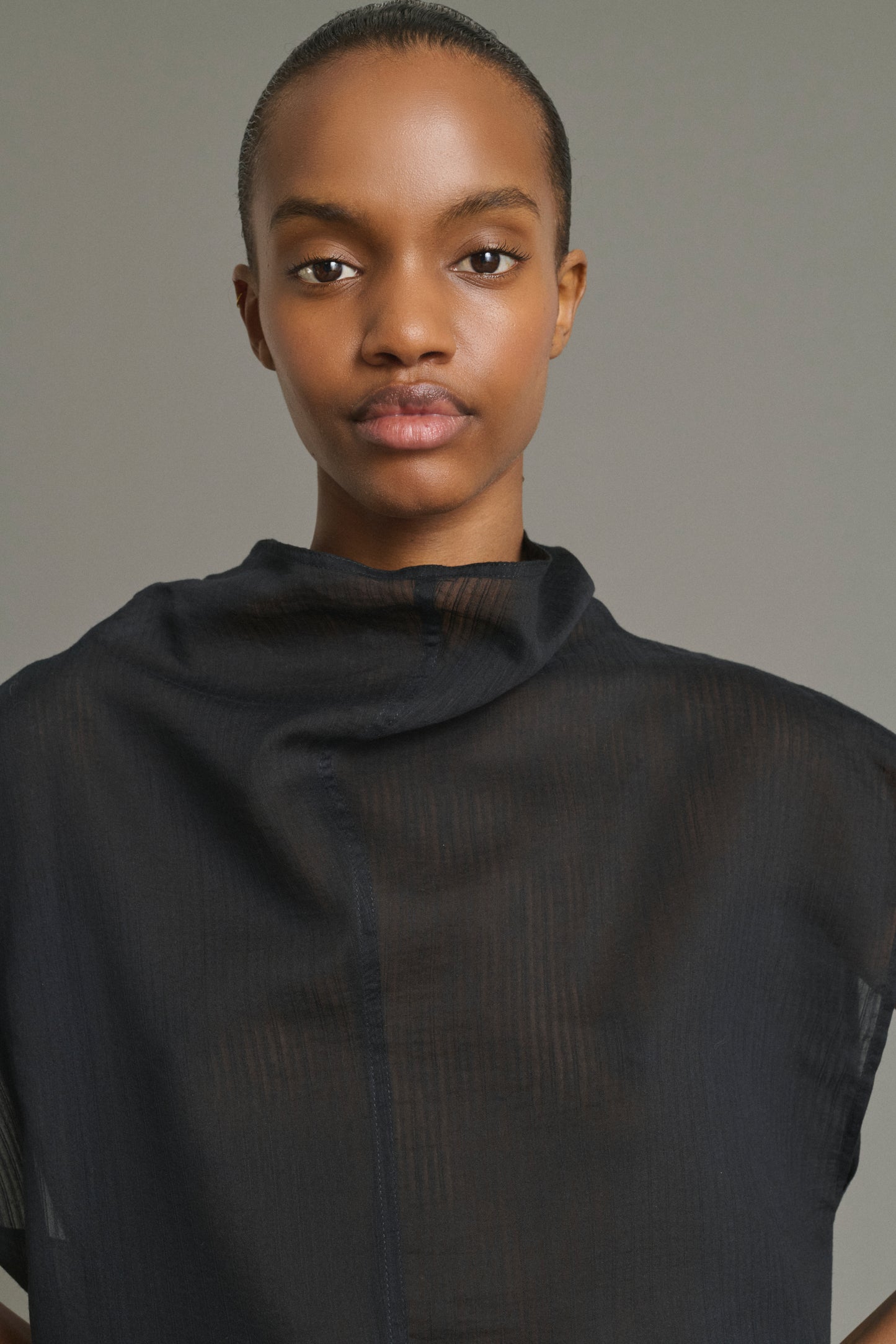 Bluse Izumi - Schwarz - Baumwolle - Damen