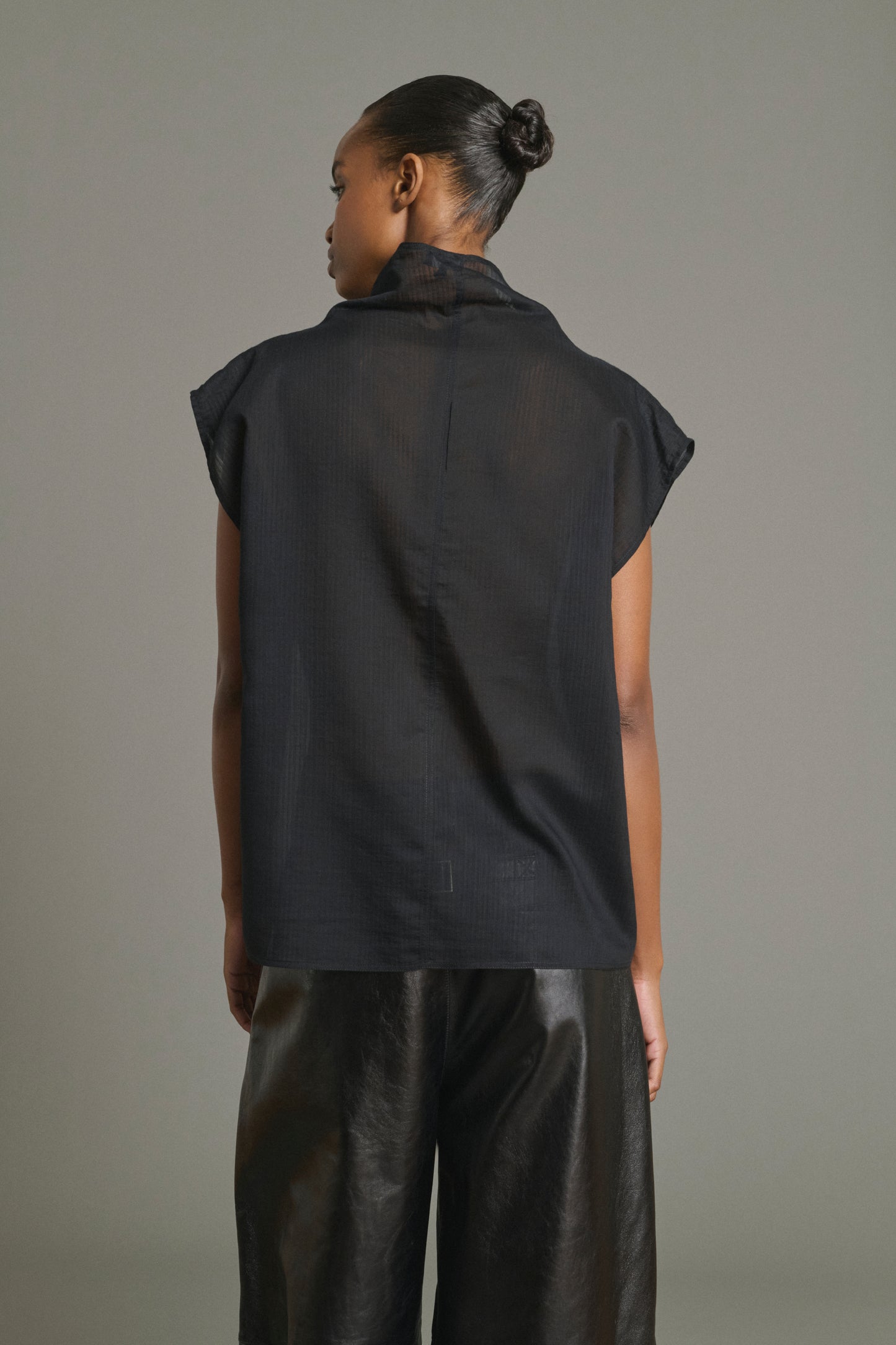 Bluse Izumi - Schwarz - Baumwolle - Damen