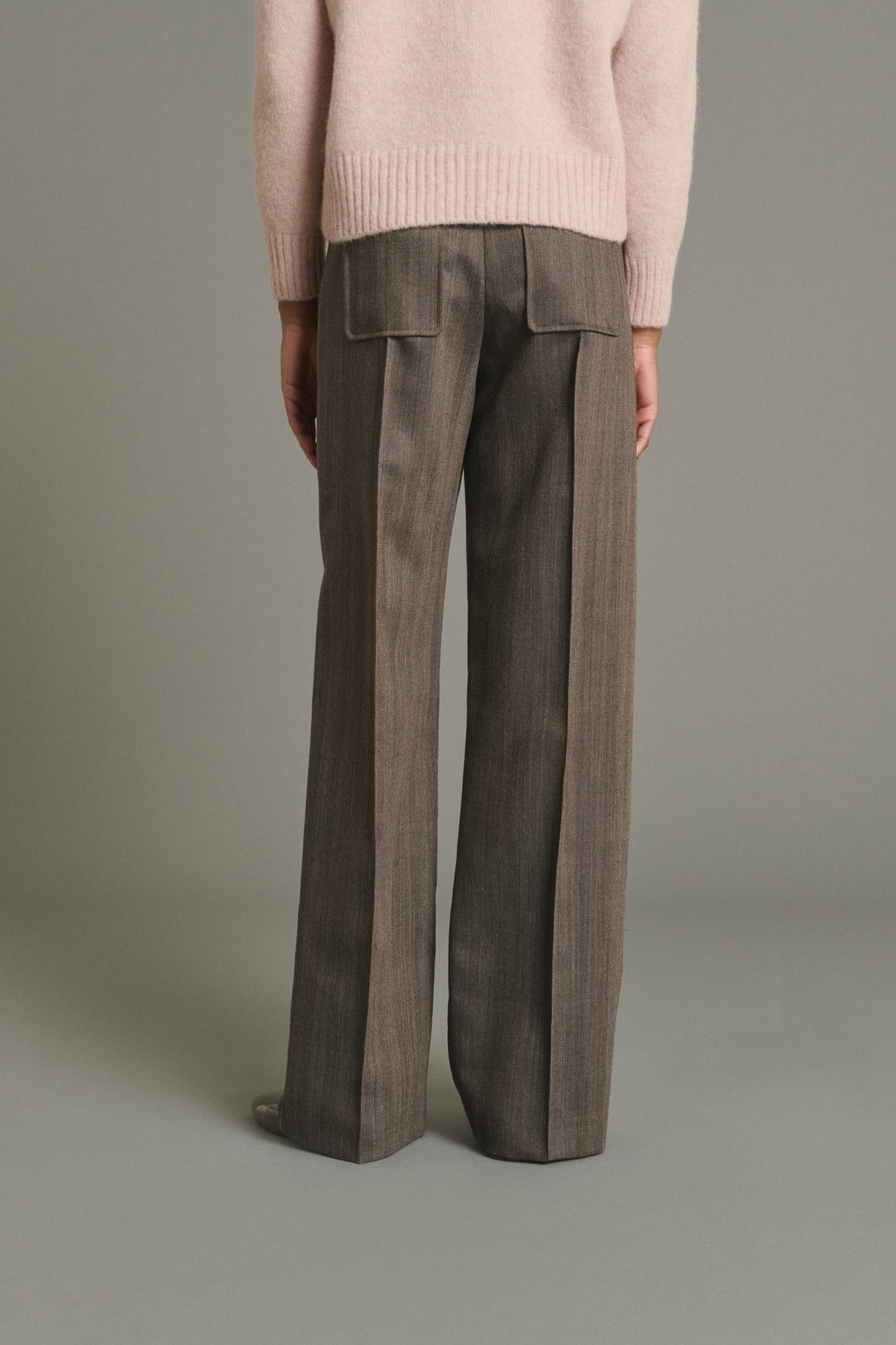 Harold Trousers - Marron Glacé - Wool - Women vue 3
