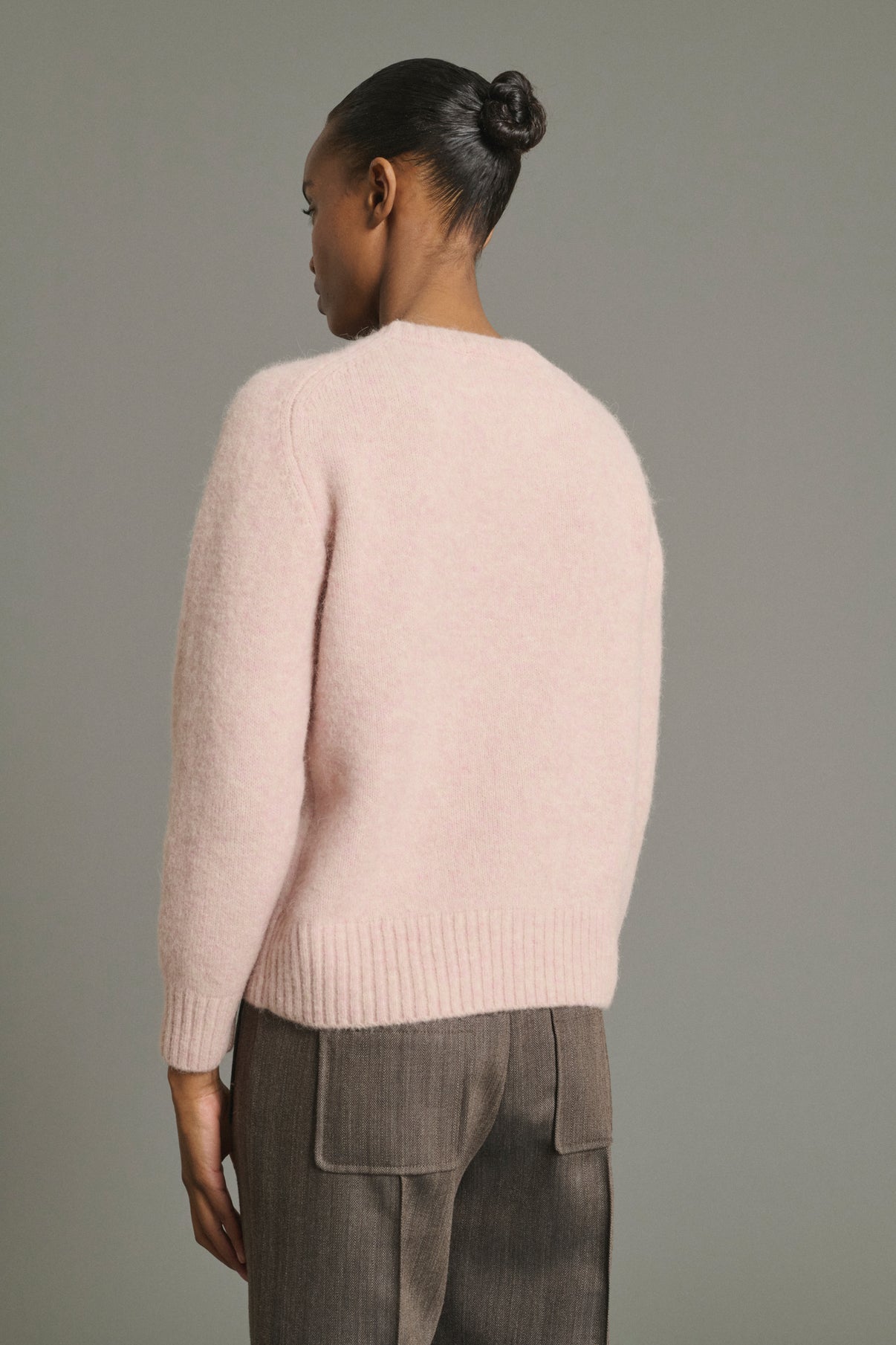 Pullover Envie – Blassrosa – Wolle – Damen vue 2
