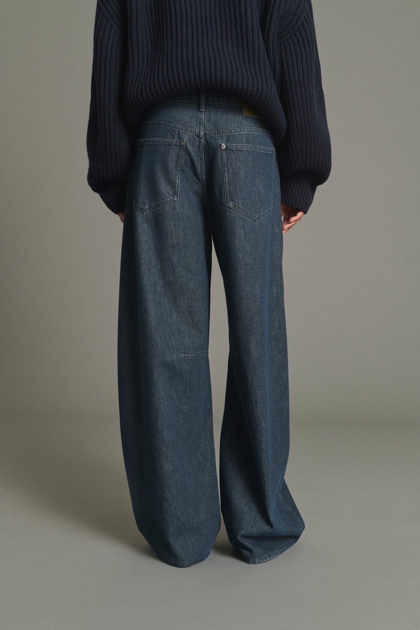 Jeans Gaspard – Bleu Gris – Coton – Damen