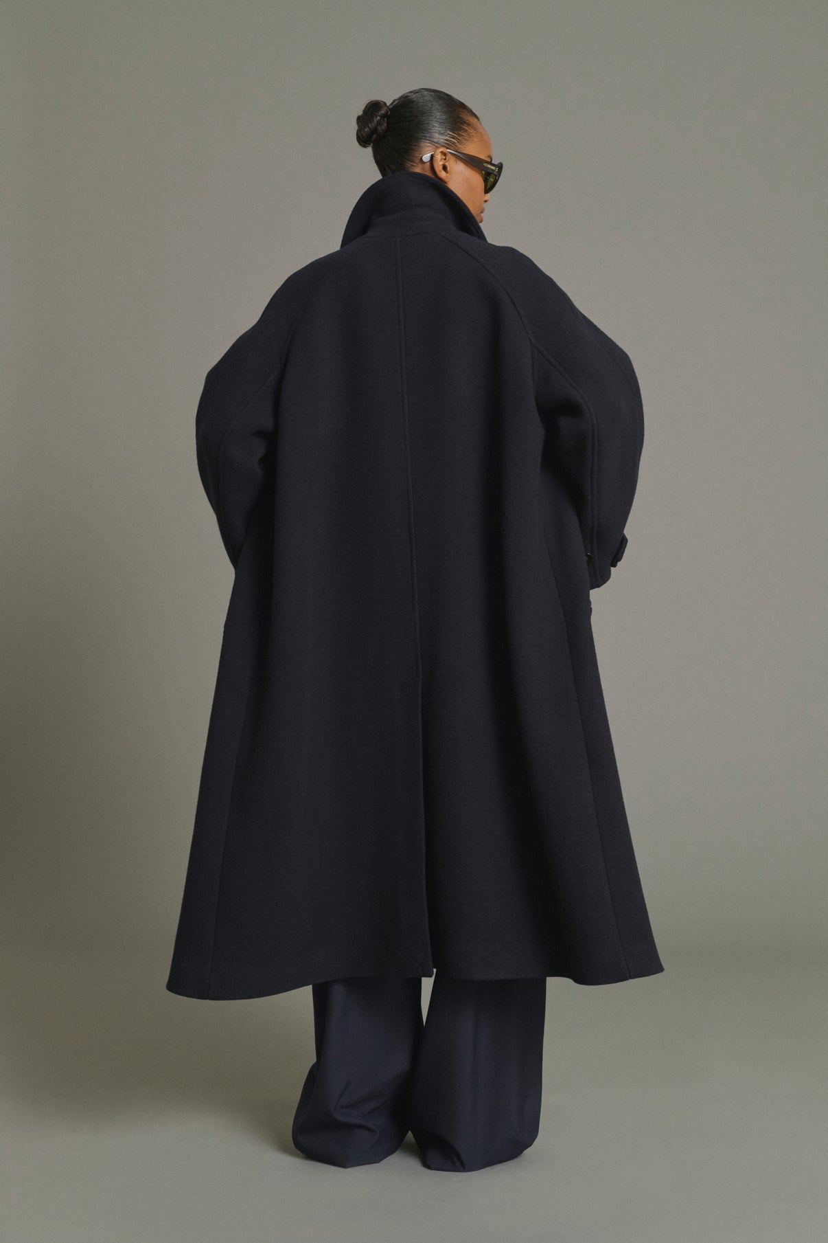 Mantel Berlin - Navy - Wolle - Damen vue 5
