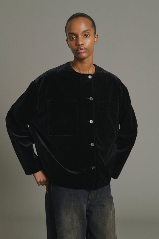 Jacke Louis – Schwarz – Baumwolle – Damen