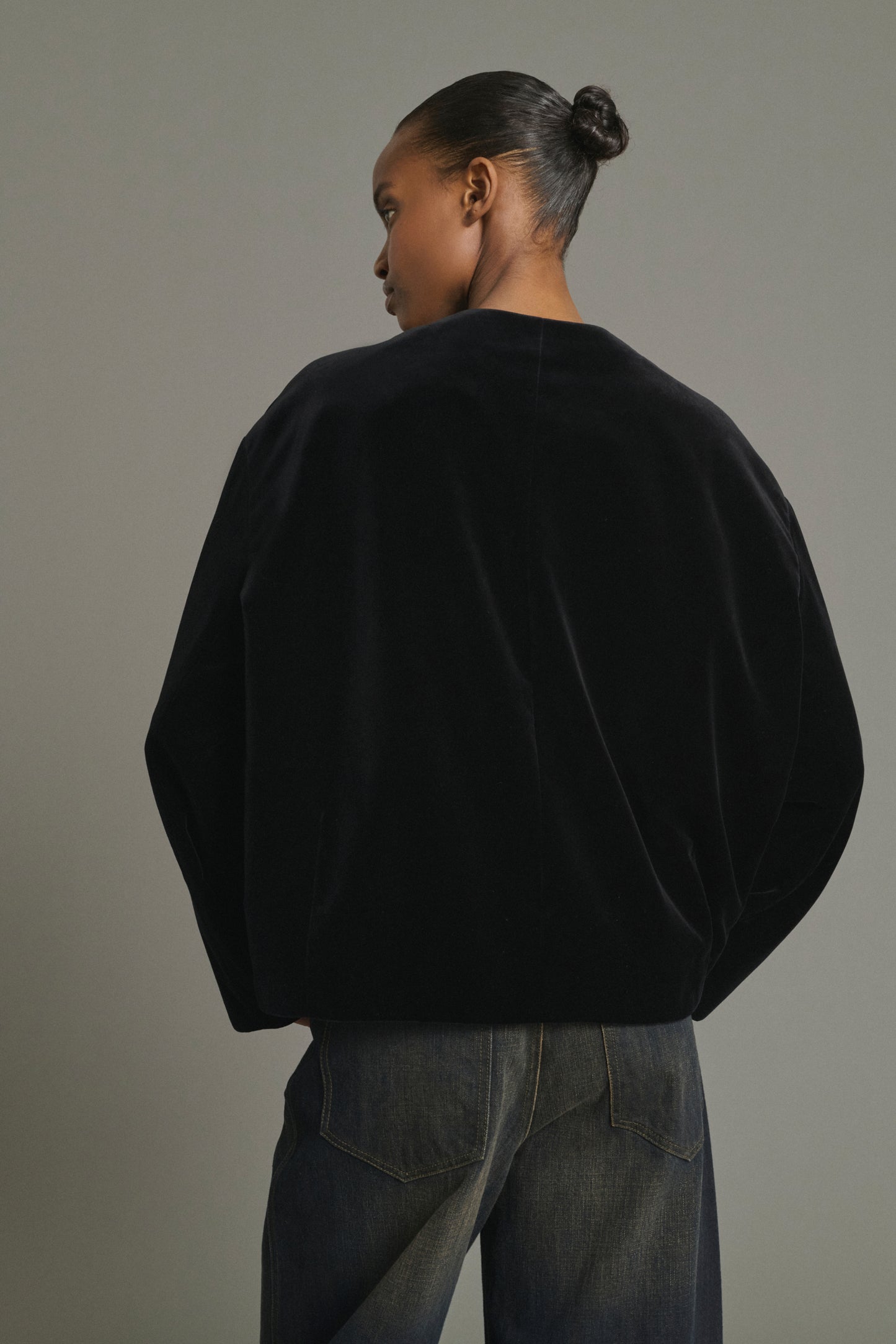 Louis Jacket - Black - Cotton - Women