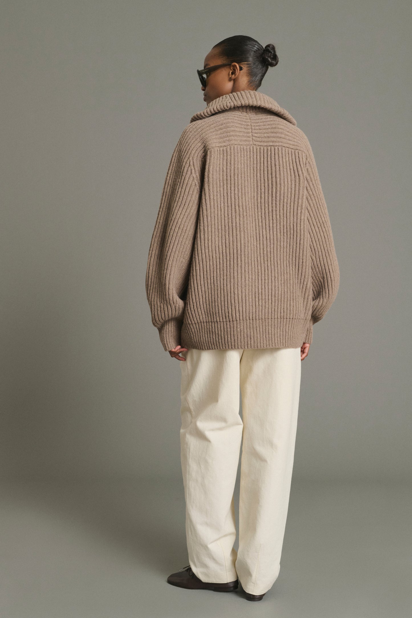 Trousers Baptiste - Ecru - Cotton - Women