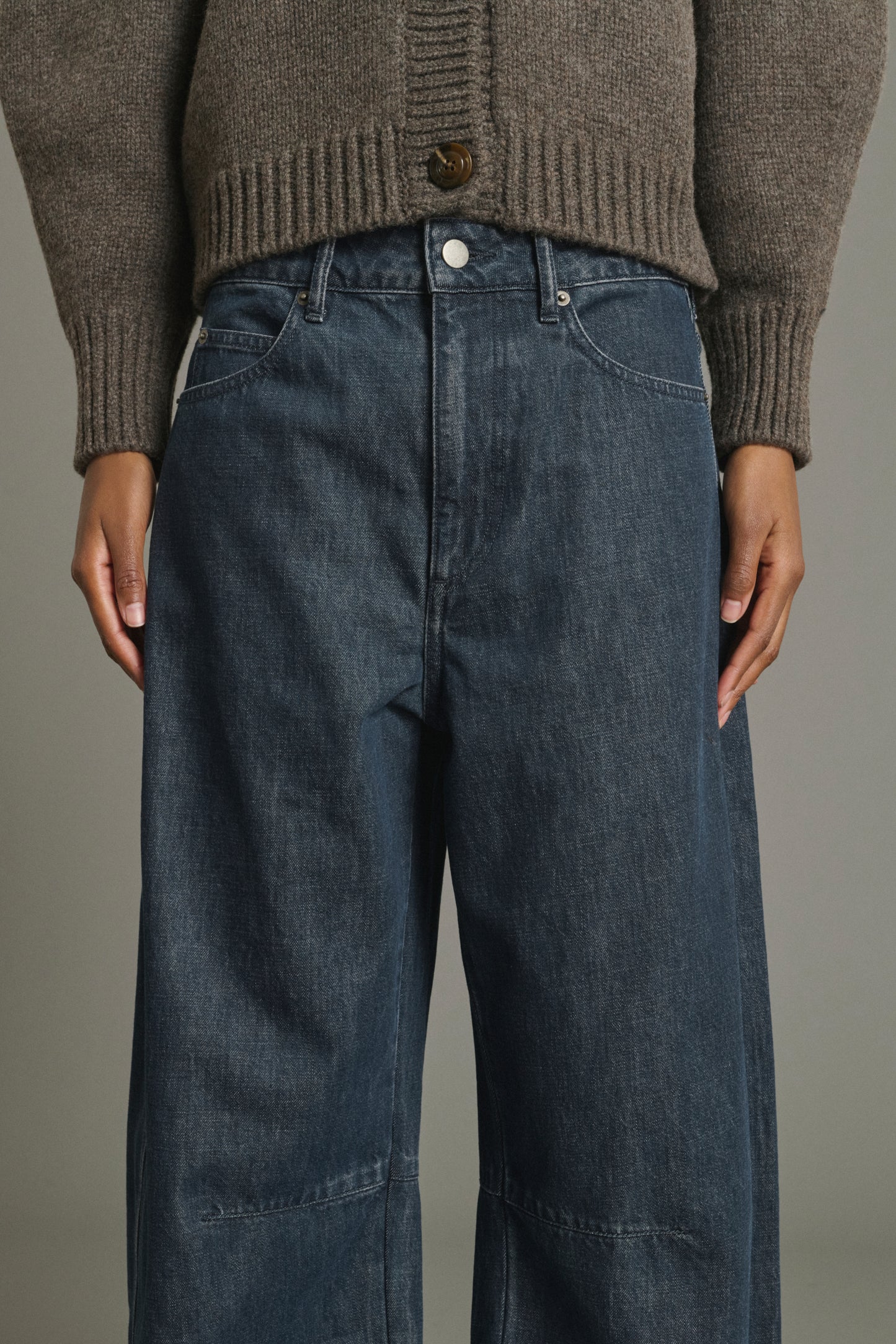 Jeans Eliott – Bleu Gris – Coton – Damen