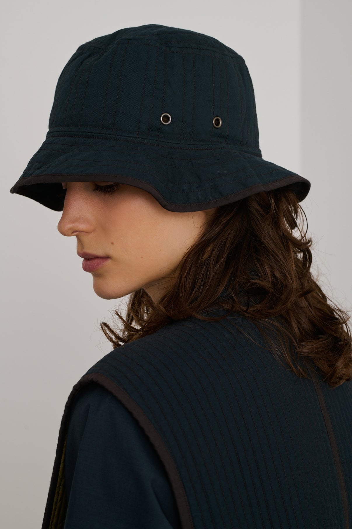 Chapeau Dagger - Ardoise Foncée - Coton - Femme vue 2