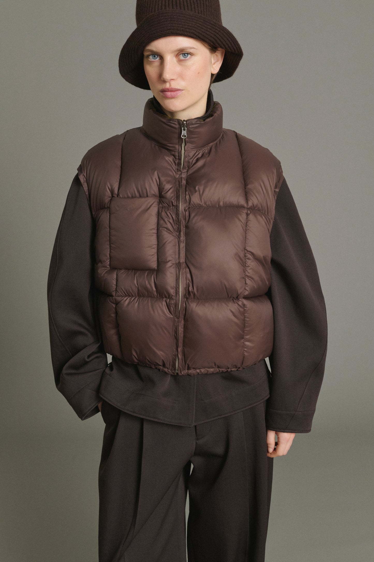 Jensen puffer jacket - Khaki - Cotton - Women