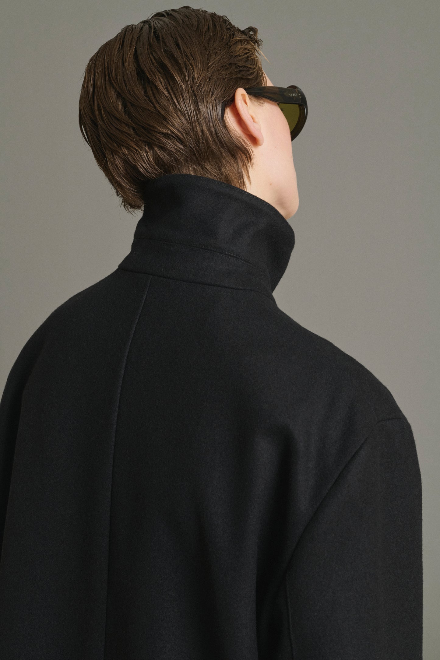 Coat Germain - Black - Wool - Women