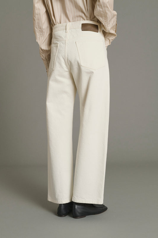 Jeans Harrison - Ecru - Baumwolle - Damen