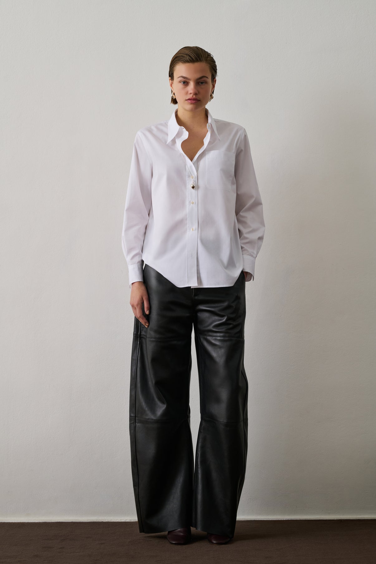 Chemise Saphir - Blanc - Coton - Femme vue 1