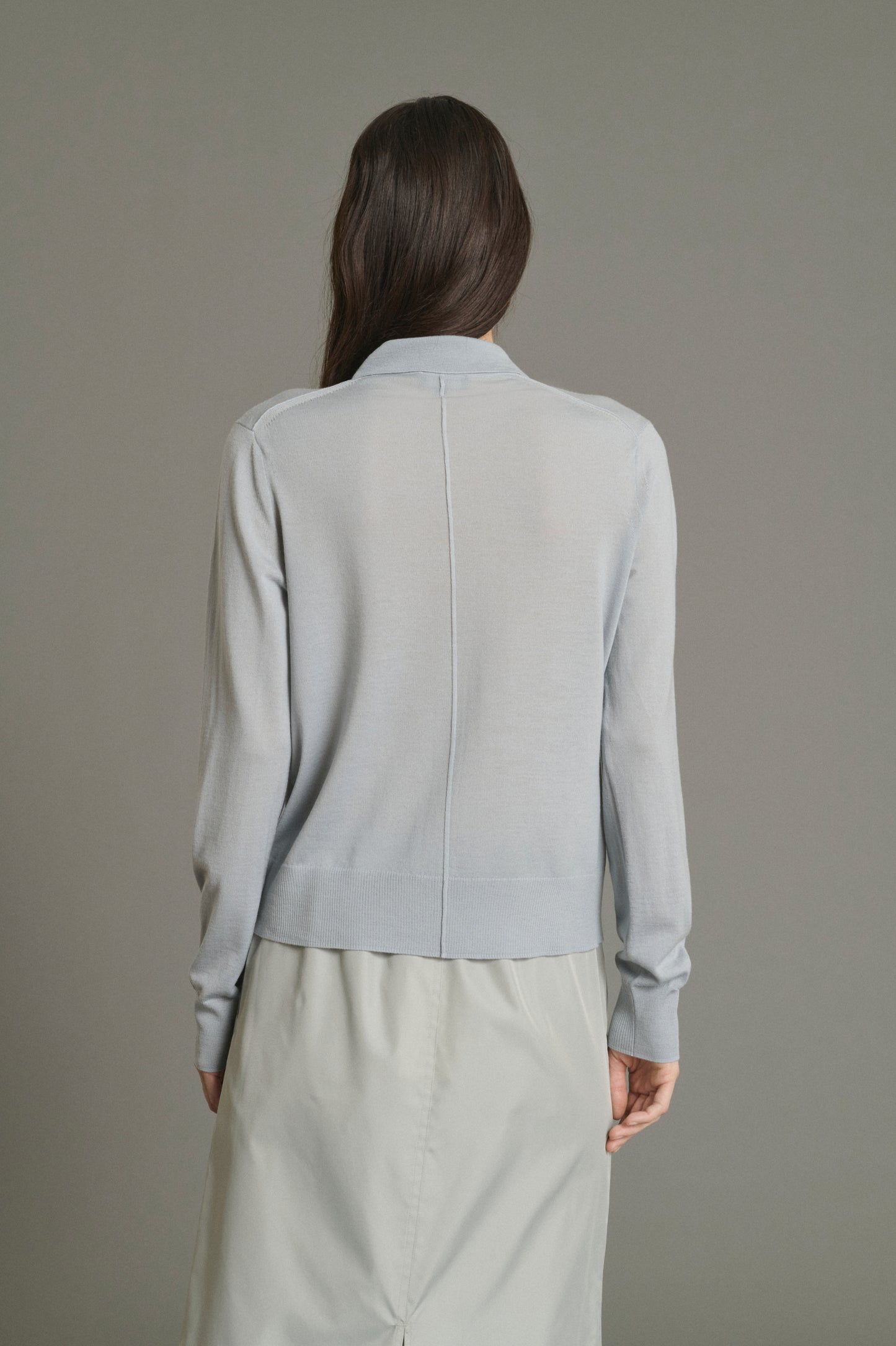 Cardigan Hailey - Hellblau - Merinowolle - Damen