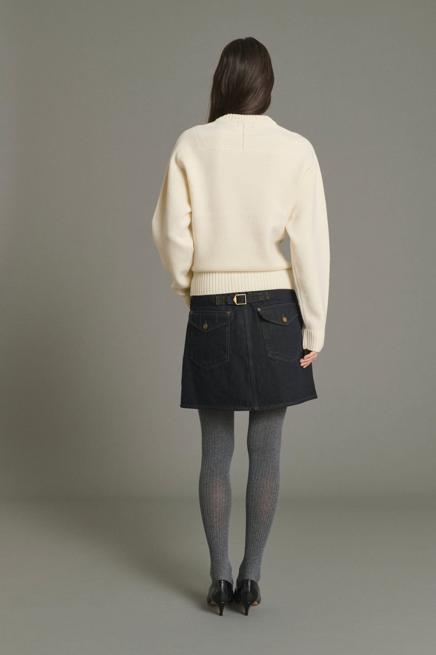 Skirt Lacy - Black - Cotton - Women