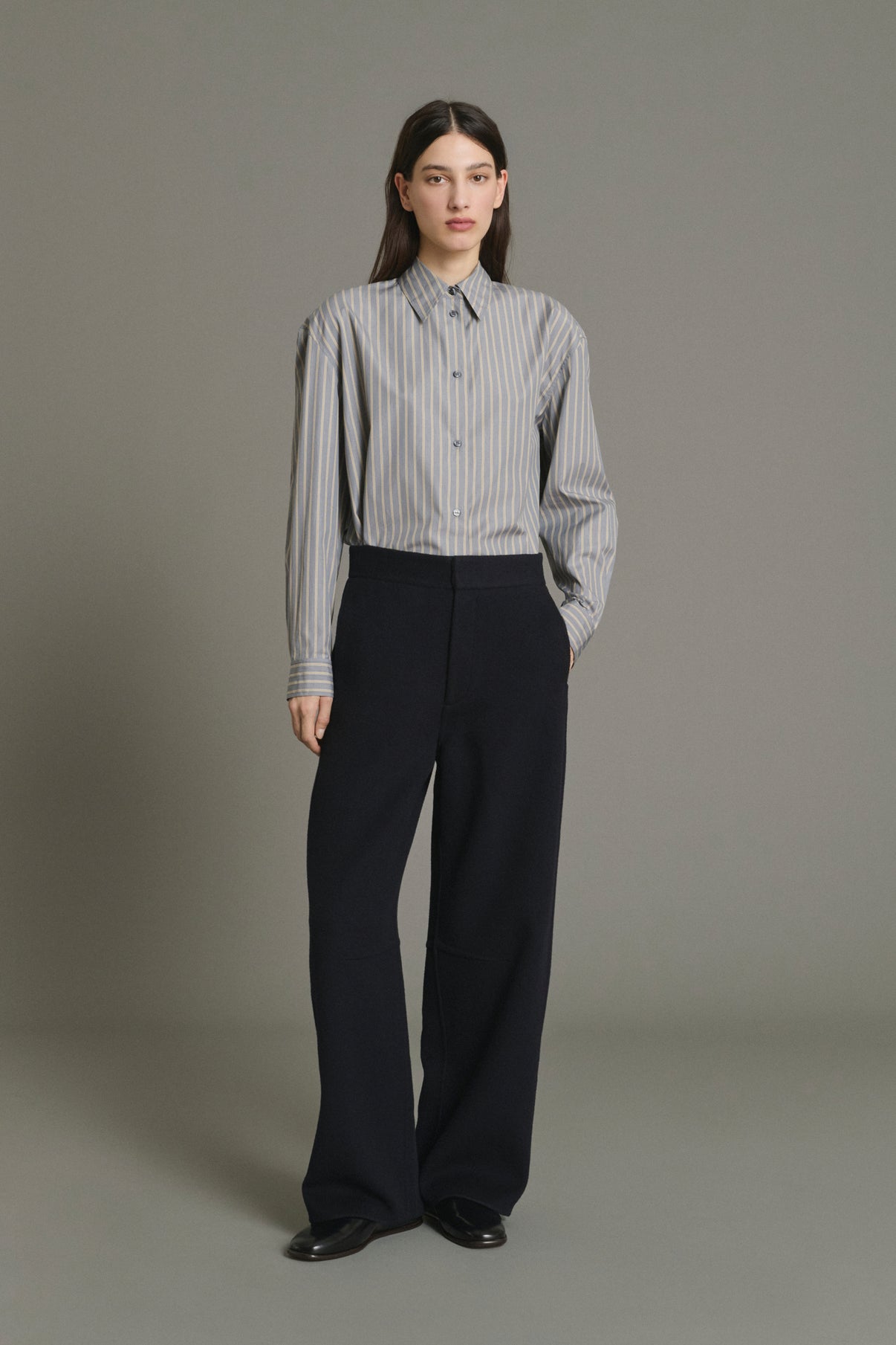 Hose Hawk – Deep Navy – Wolle – Damen vue 1