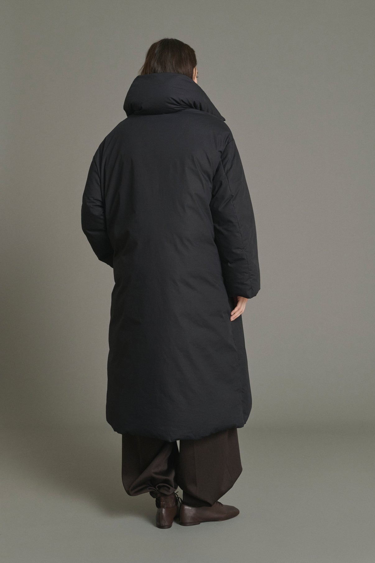 Kelvin puffer jacket - Black - Cotton - Women vue 2