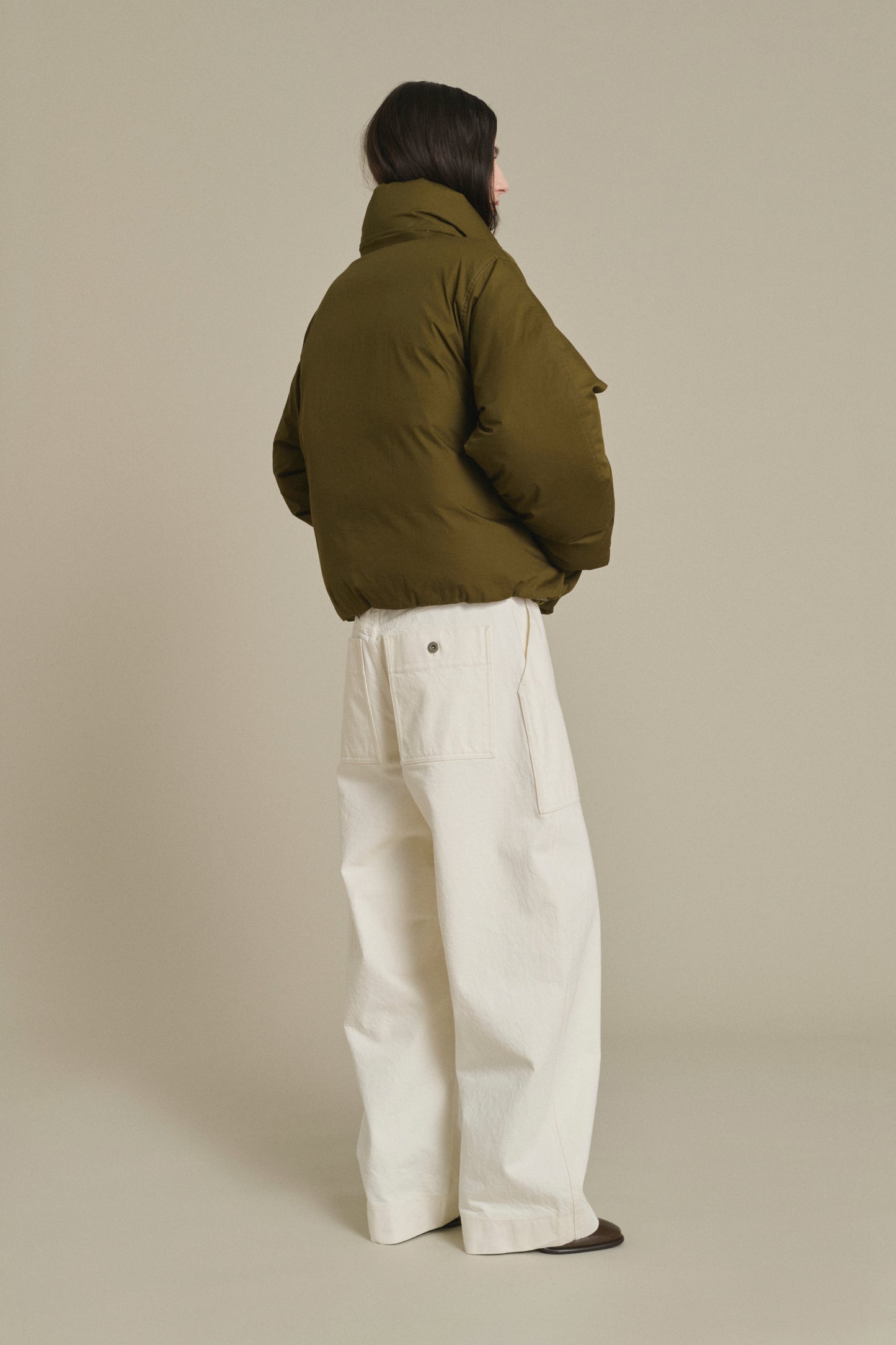 Java puffer jacket - Khaki - Cotton - Women