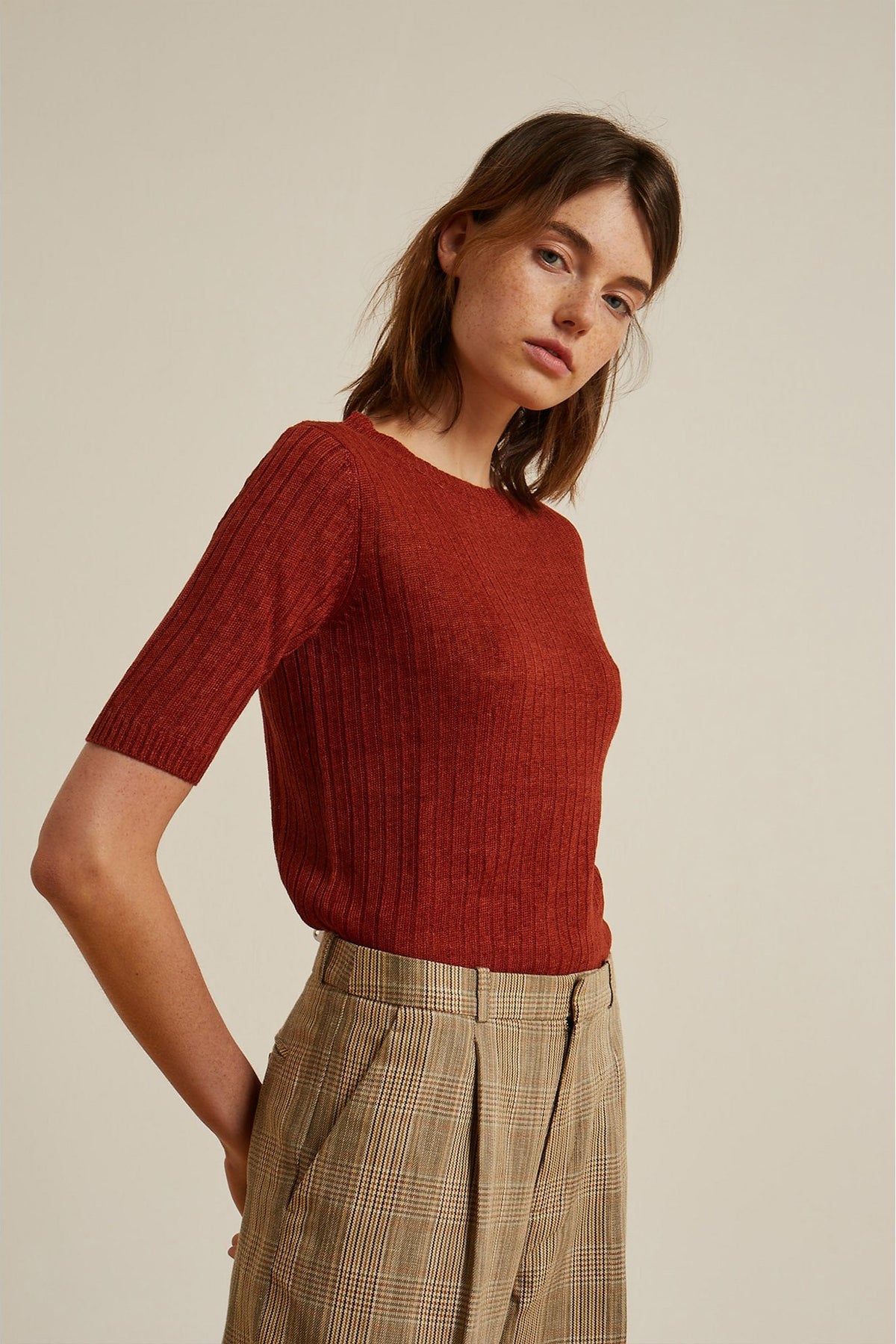 Pullover DELON ROUGE vue 3