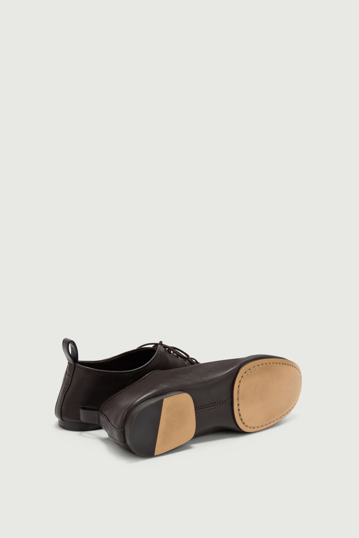 Derbies Orso - Warmes Braun - Leder - Damen vue 4