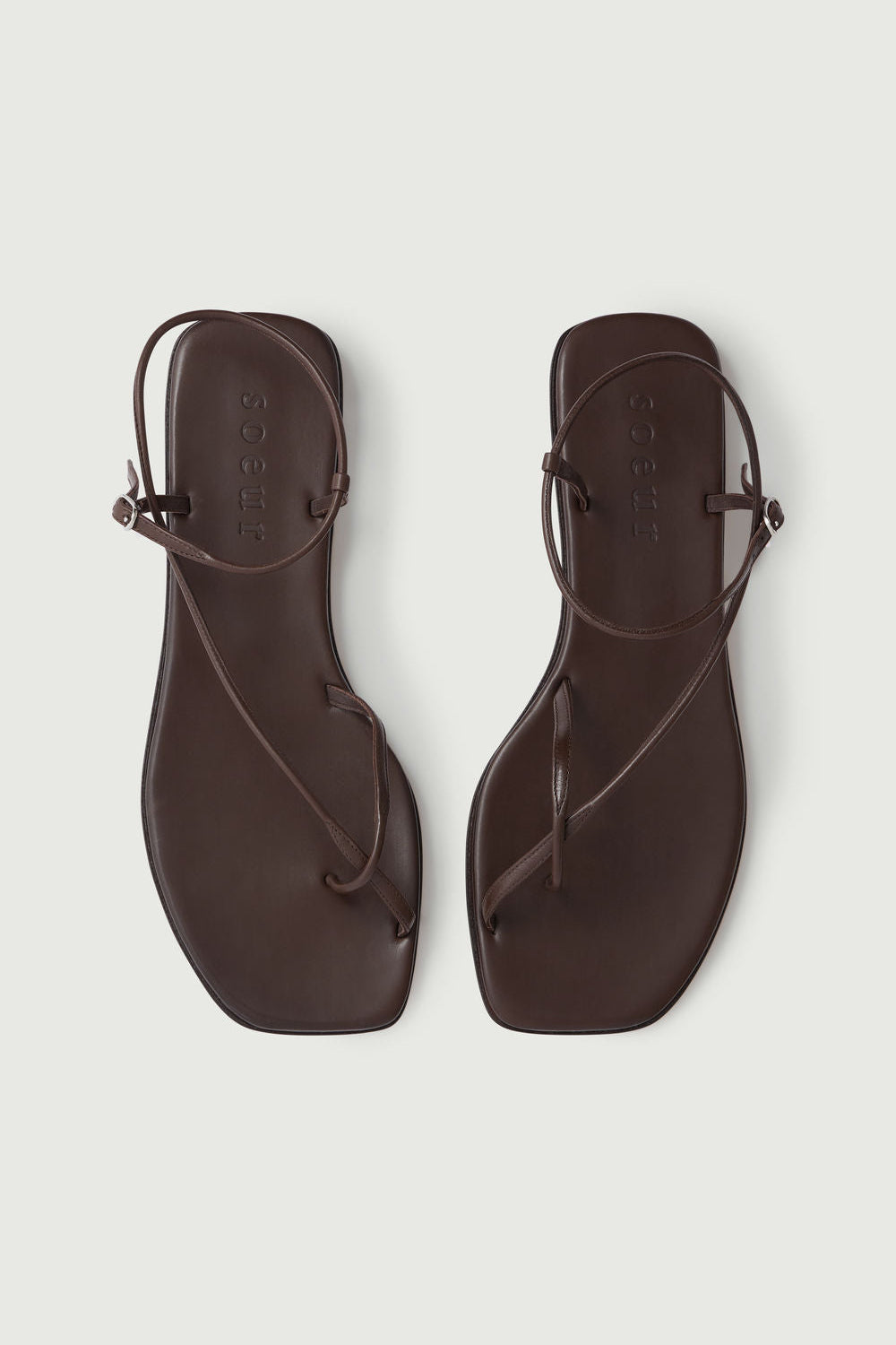 Sandales Rosalie - Marron - Cuir - Femme vue 4