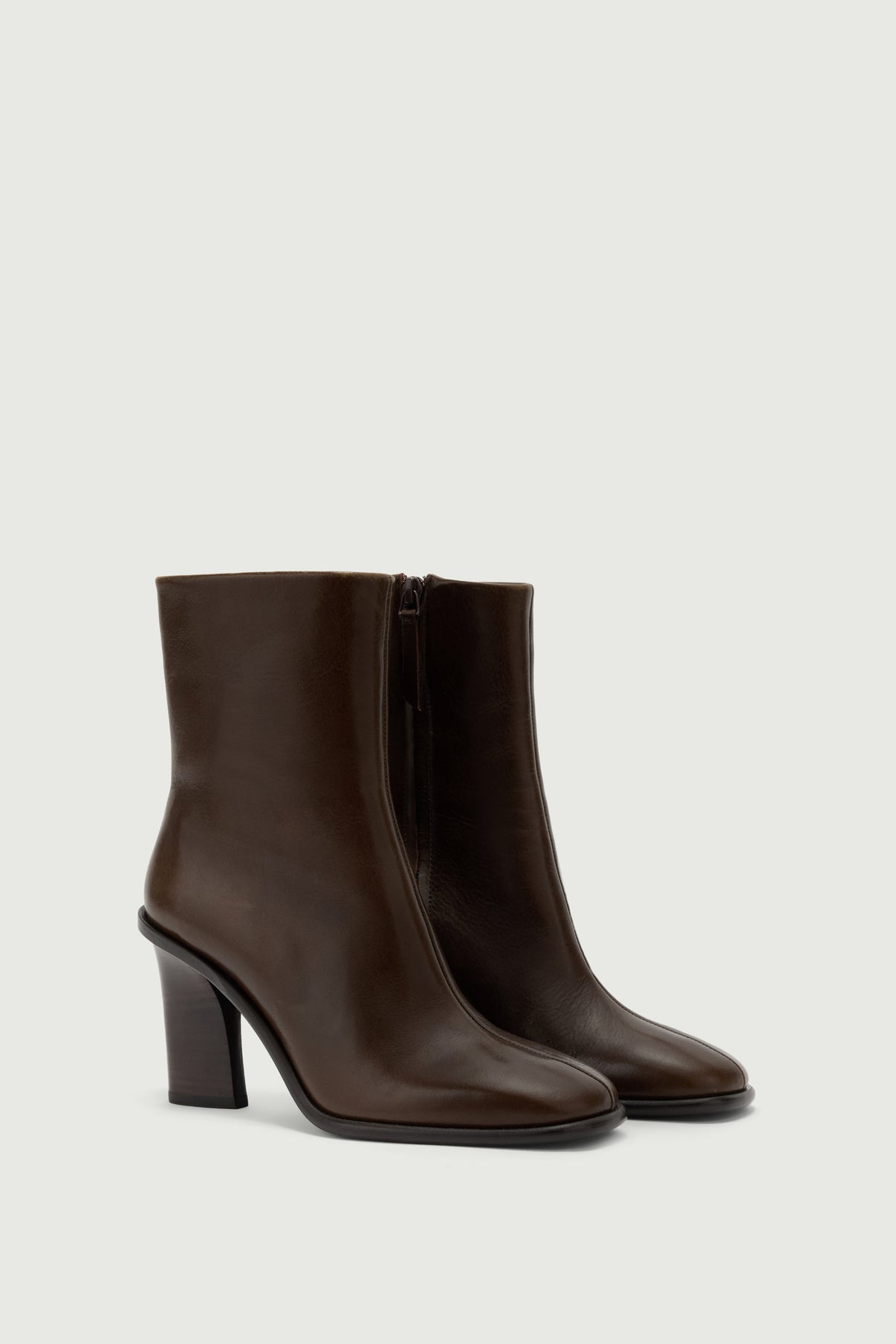 Lollie Ankle Boots - Dark Brown - Leather - Women vue 2