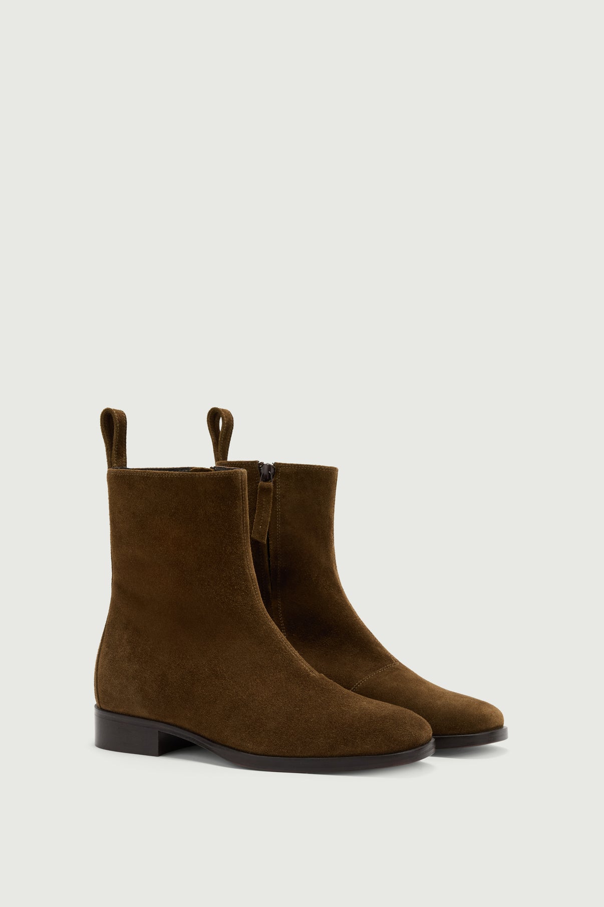 Stiefeletten West – Braun/Grün – Leder – Damen vue 2