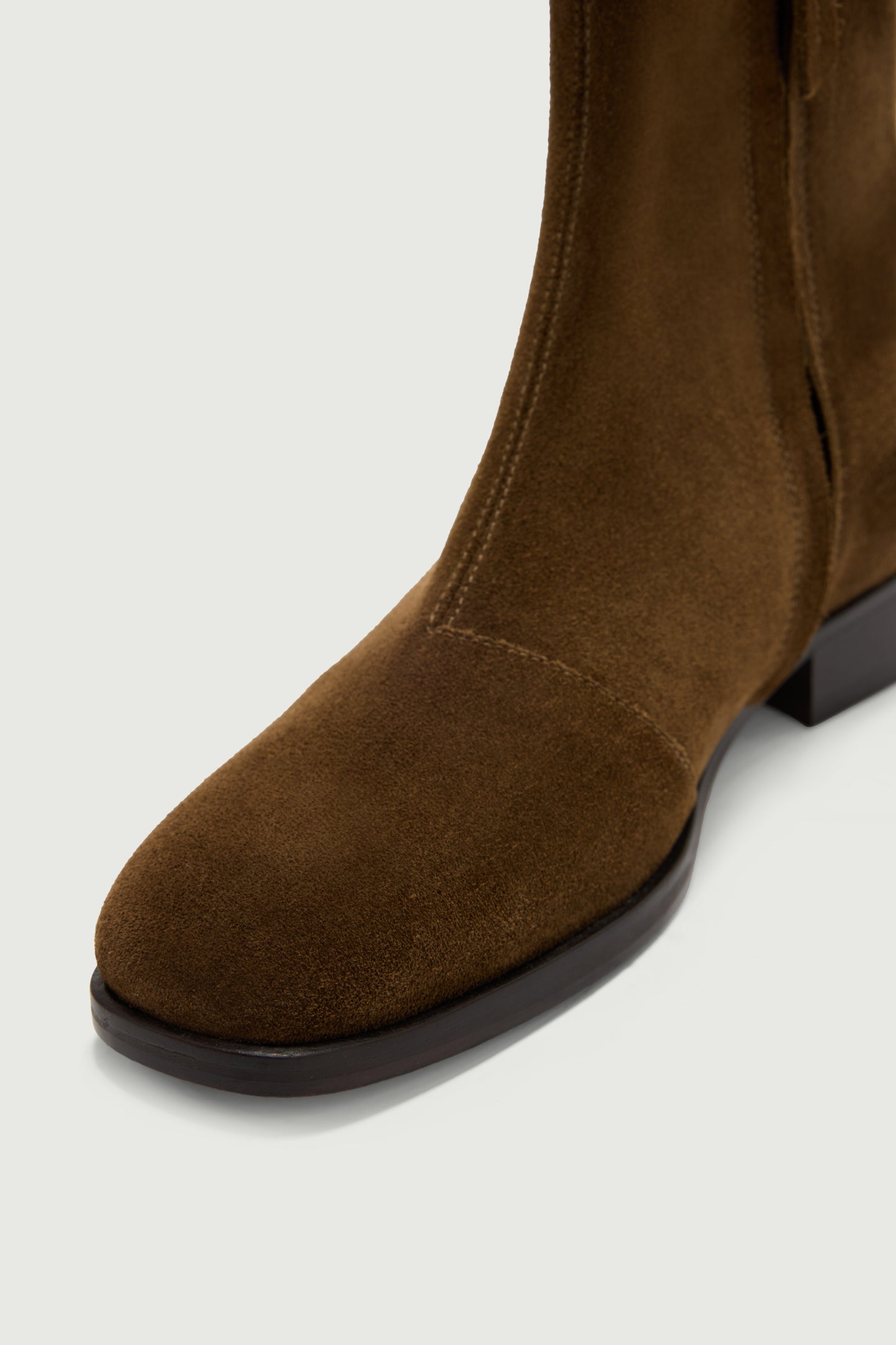 Stiefeletten West – Braun/Grün – Leder – Damen