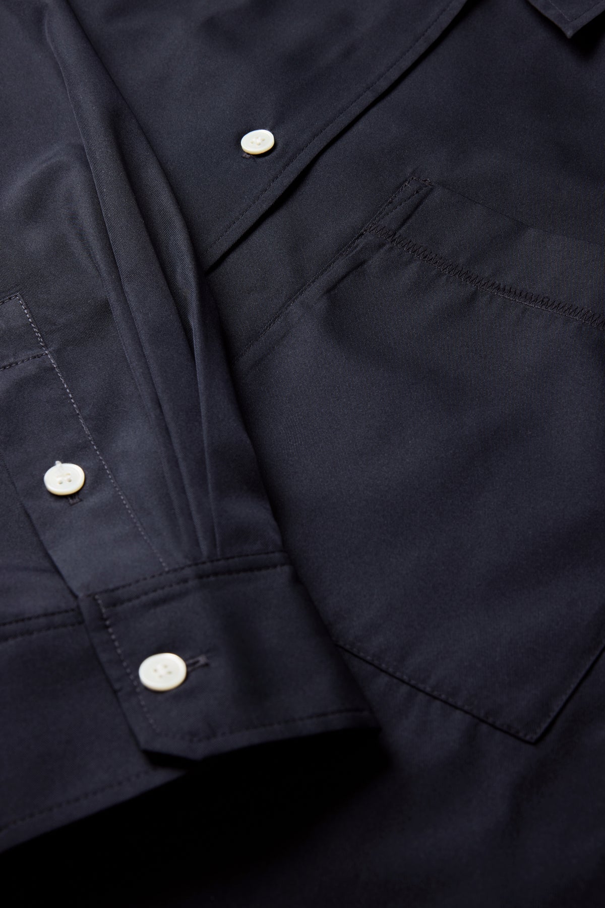 Lili Skirt - Navy Flared Technical Fabric Women - Soeur