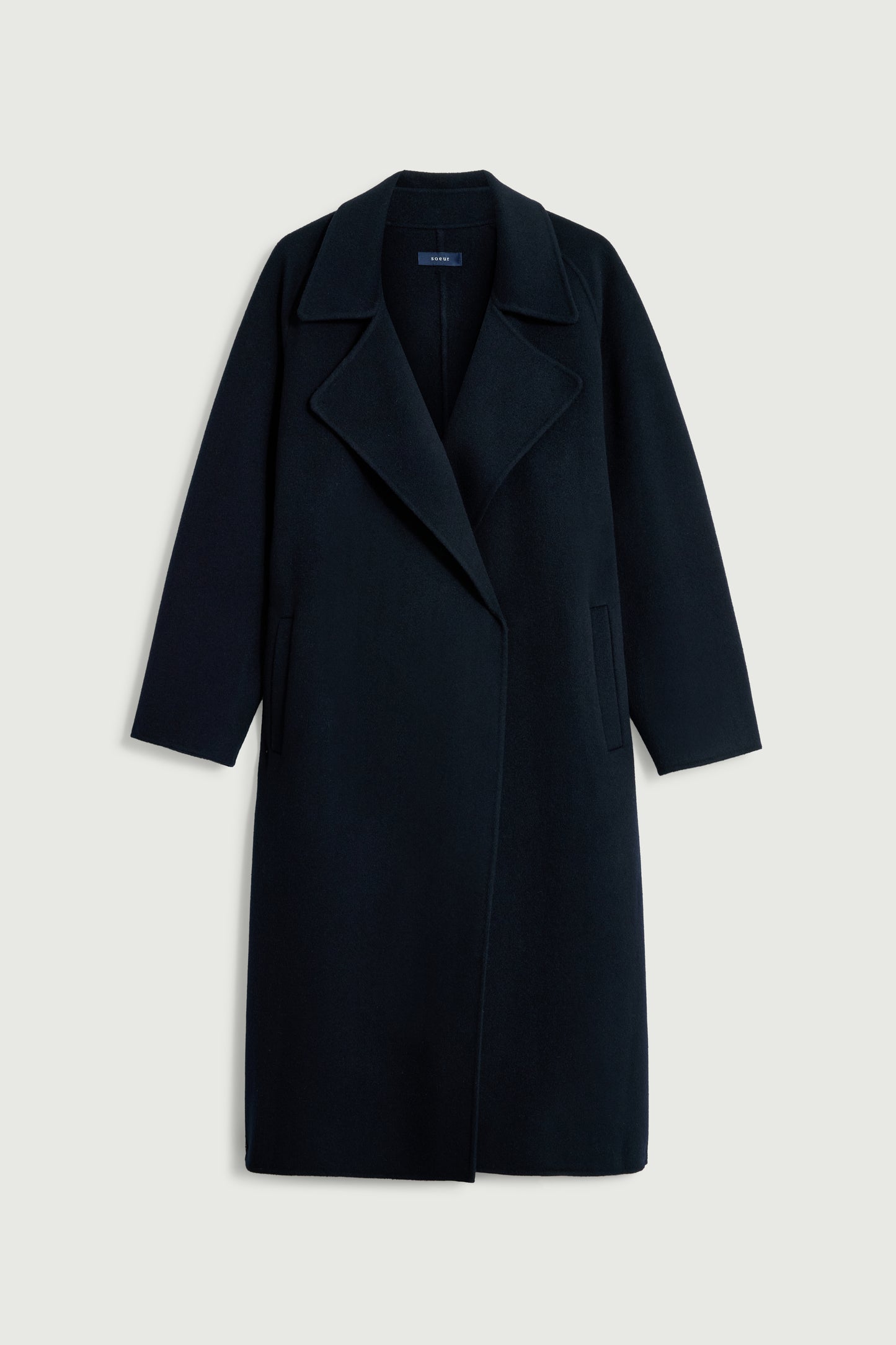 Harvard coat - Deep Navy - Wool - Women