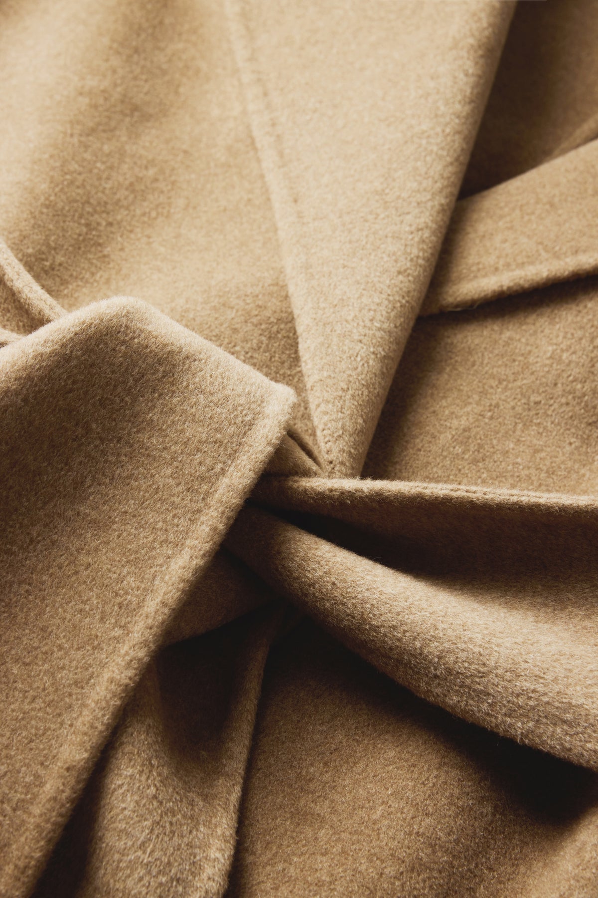 Mantel Windsor - Camel Meliert Kaschmir Doubleface - Soeur vue 5