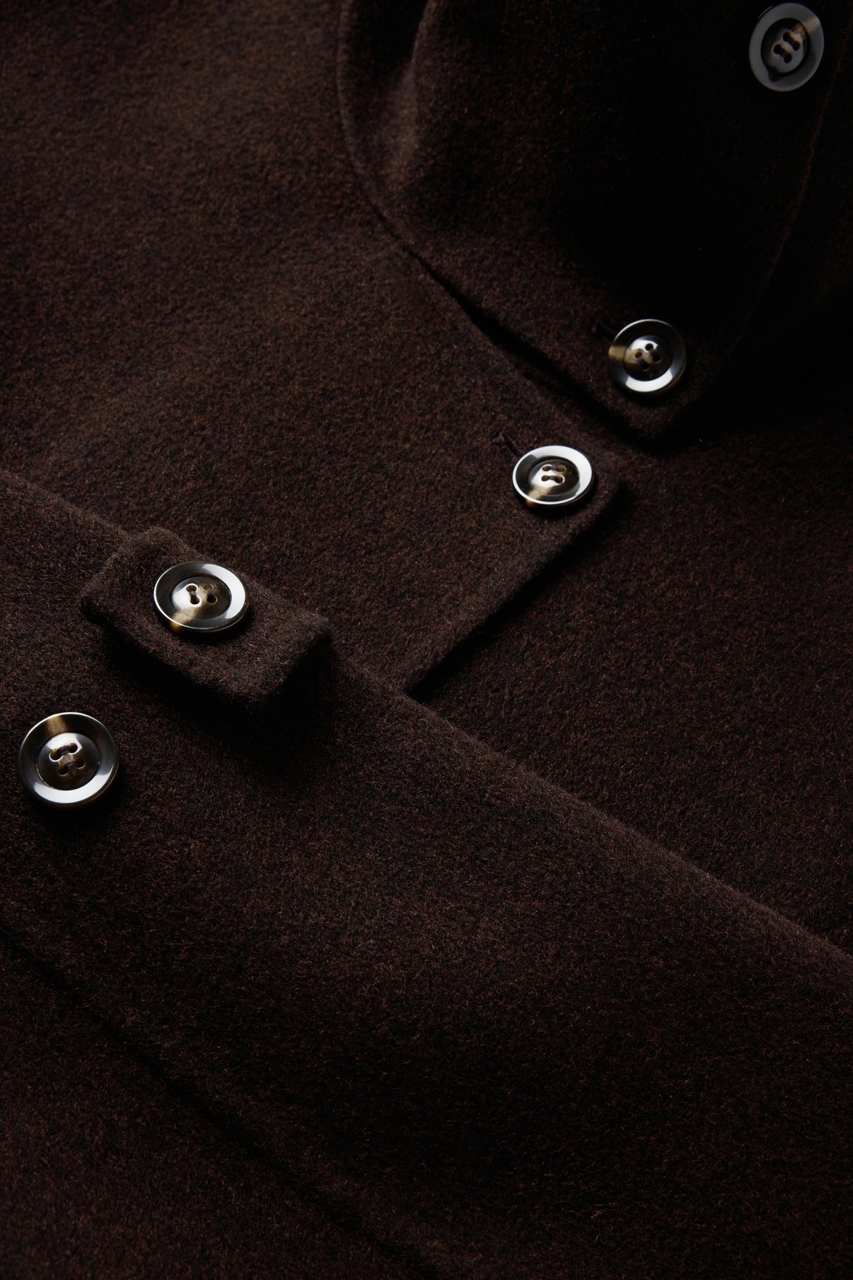 James coat - Dark Brown - Wool - Women vue 6