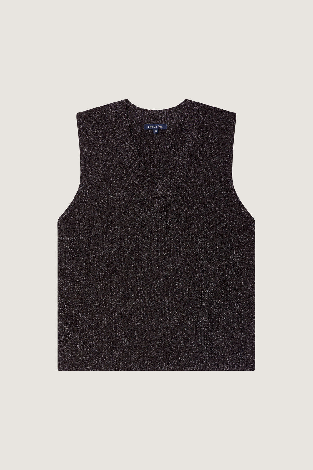 PULLOVER VIDA BRAUN/SILBER vue 5