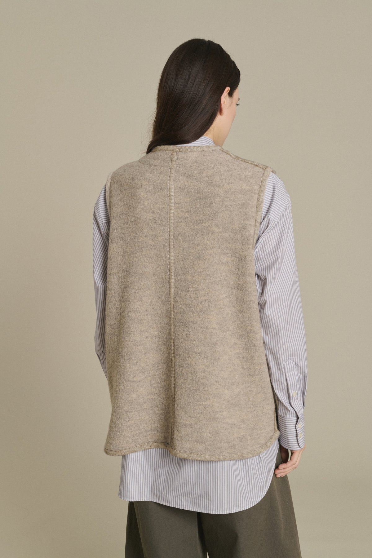 JACKET CHICAGO BEIGE/GREY vue 3