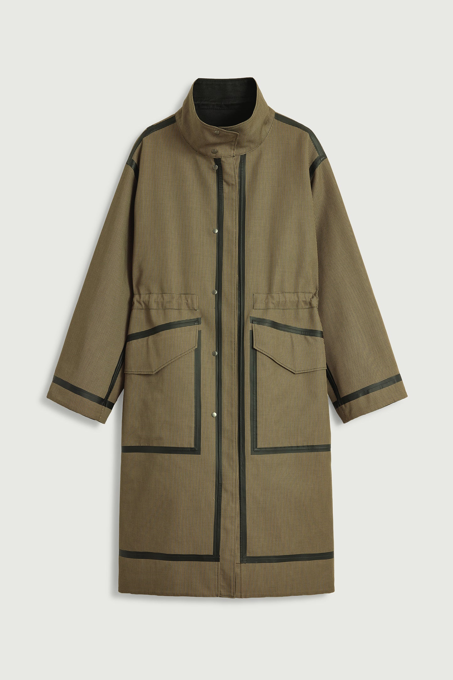 Manteau Luce - Noir Beige Parka Réversible Femme - Soeur