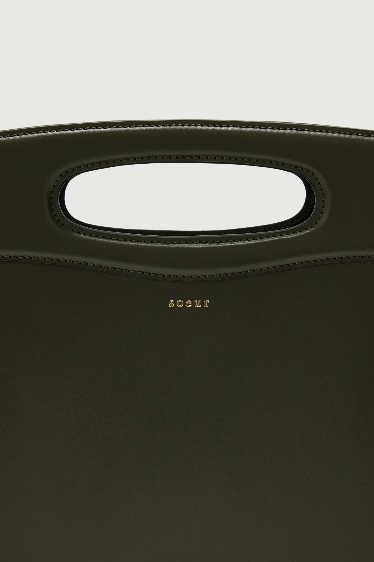 Tasche Cheri - Militärgrün - Leder - Damen