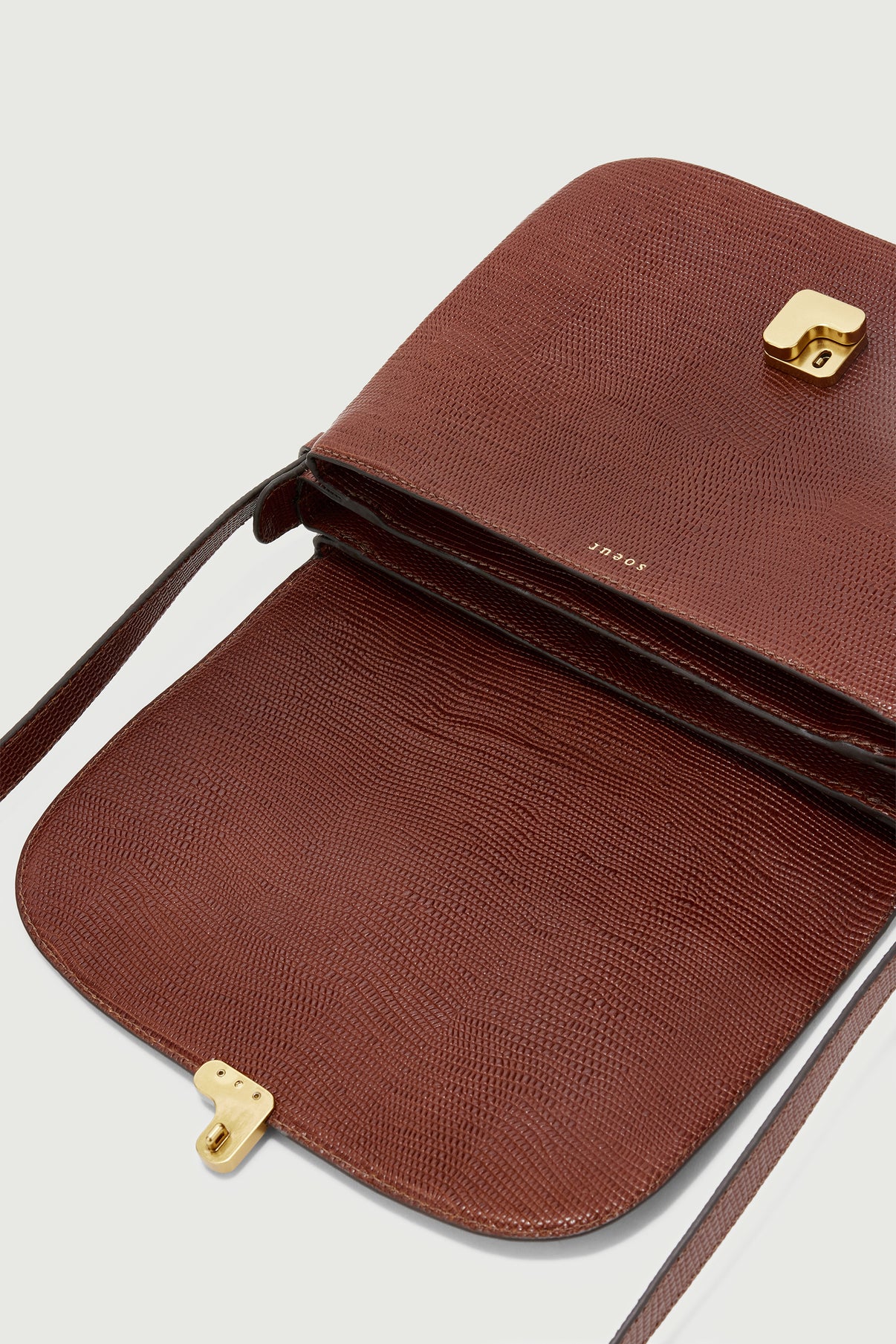 Tasche Bellissima Maxi - Cognac - Leder - Damen vue 4
