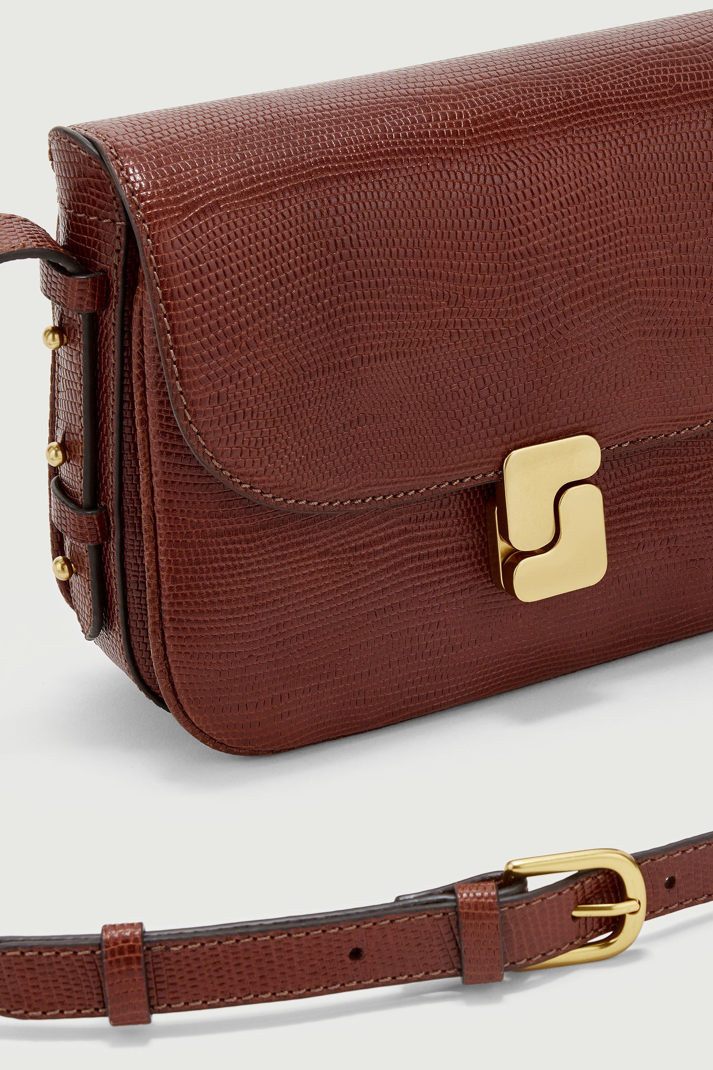 Tasche Bellissima Mini - Cognac - Leder - Damen